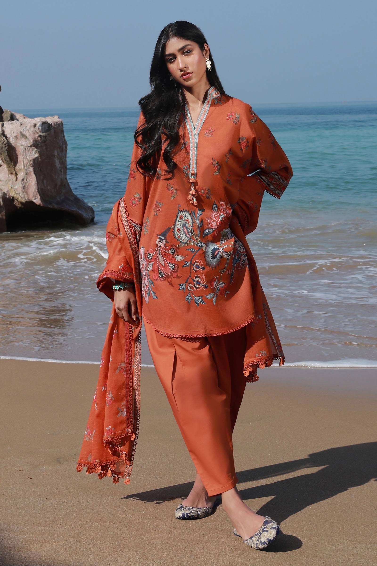 Sana Safinaz | Mahay Spring 24 | H241-020A-3CG - Aqsa Fabrics