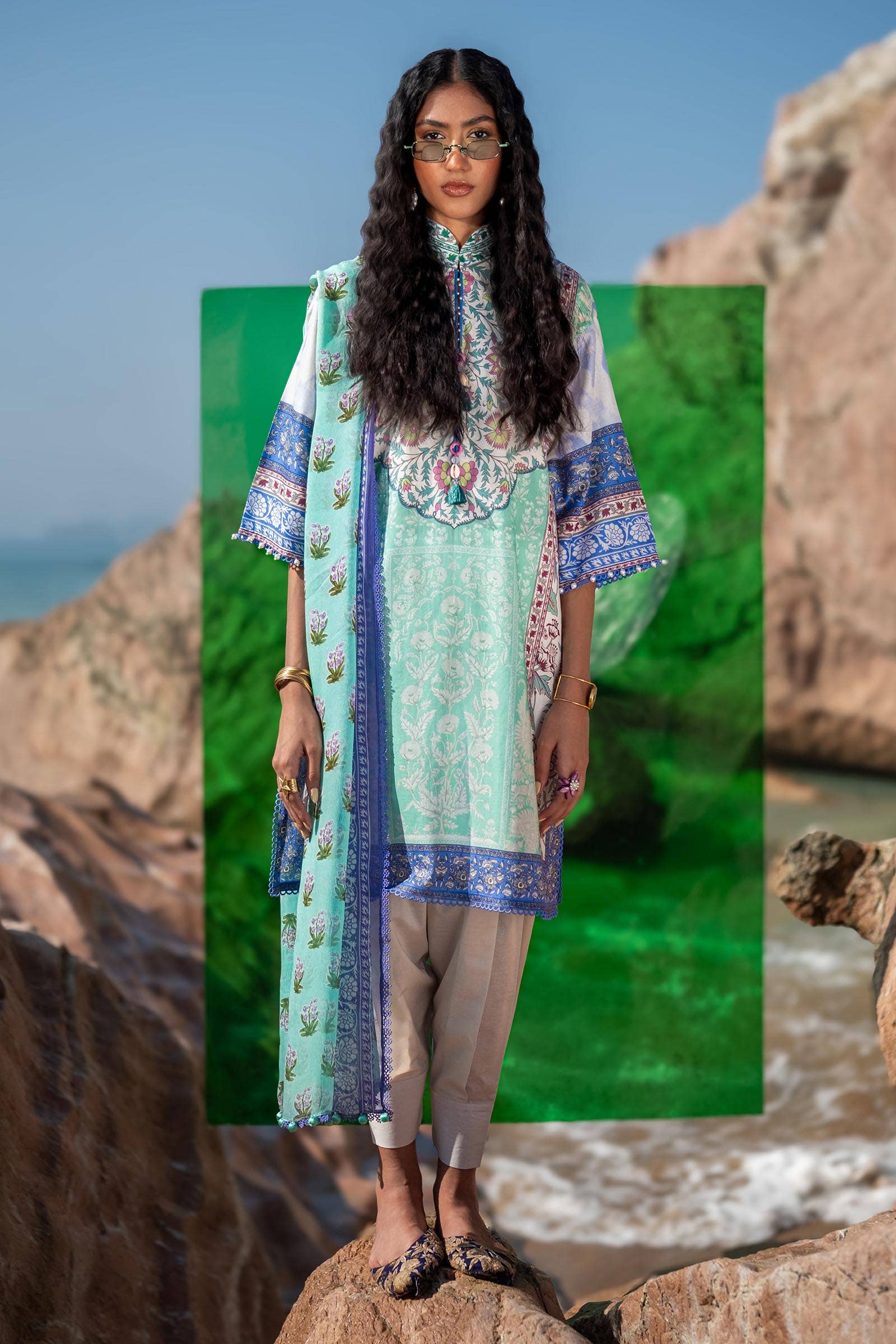 Sana Safinaz | Mahay Spring 24 | H241-003B-2BI - Aqsa Fabrics