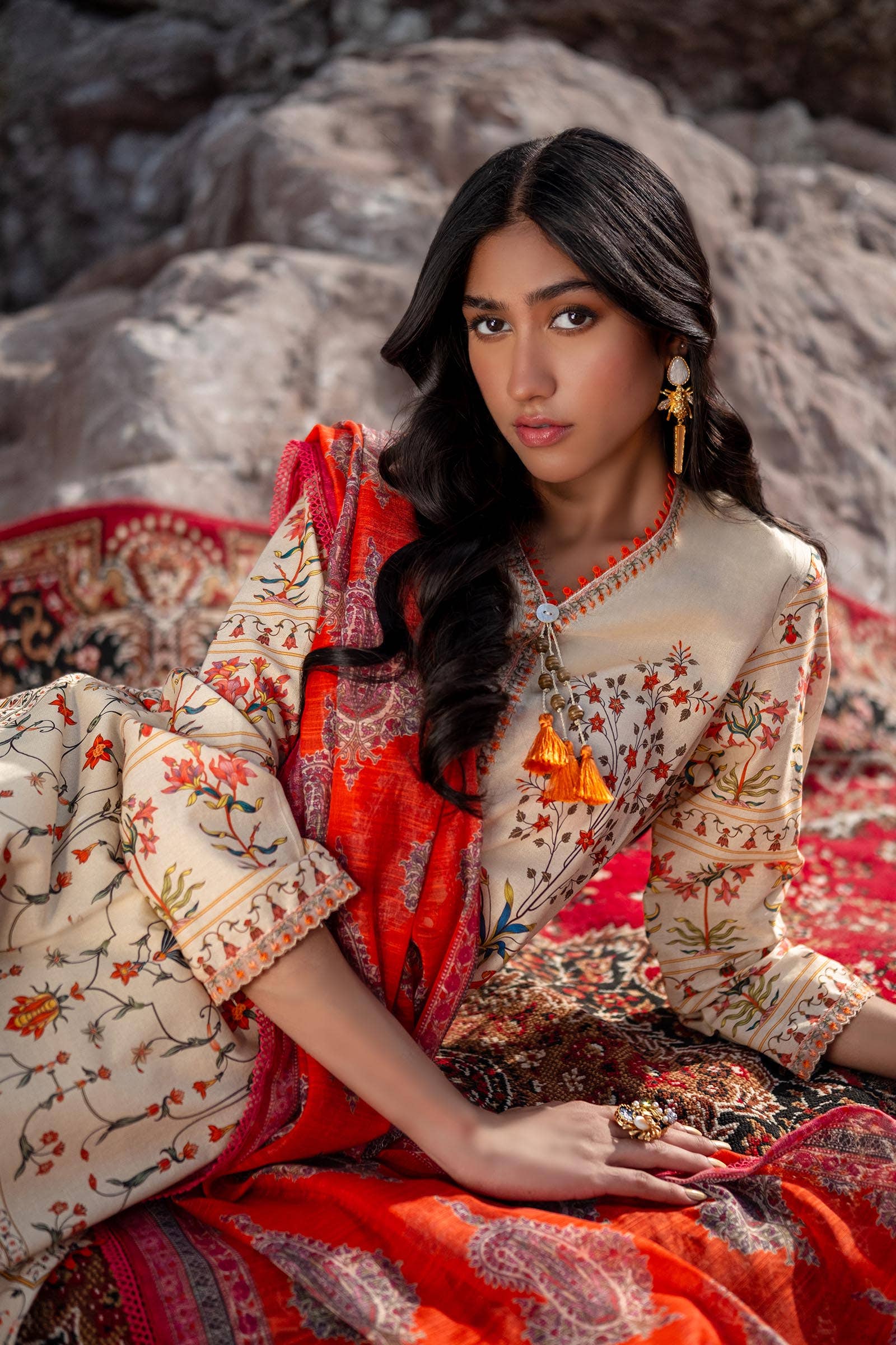 Sana Safinaz | Mahay Spring 24 | H241-023A-2DD - Aqsa Fabrics