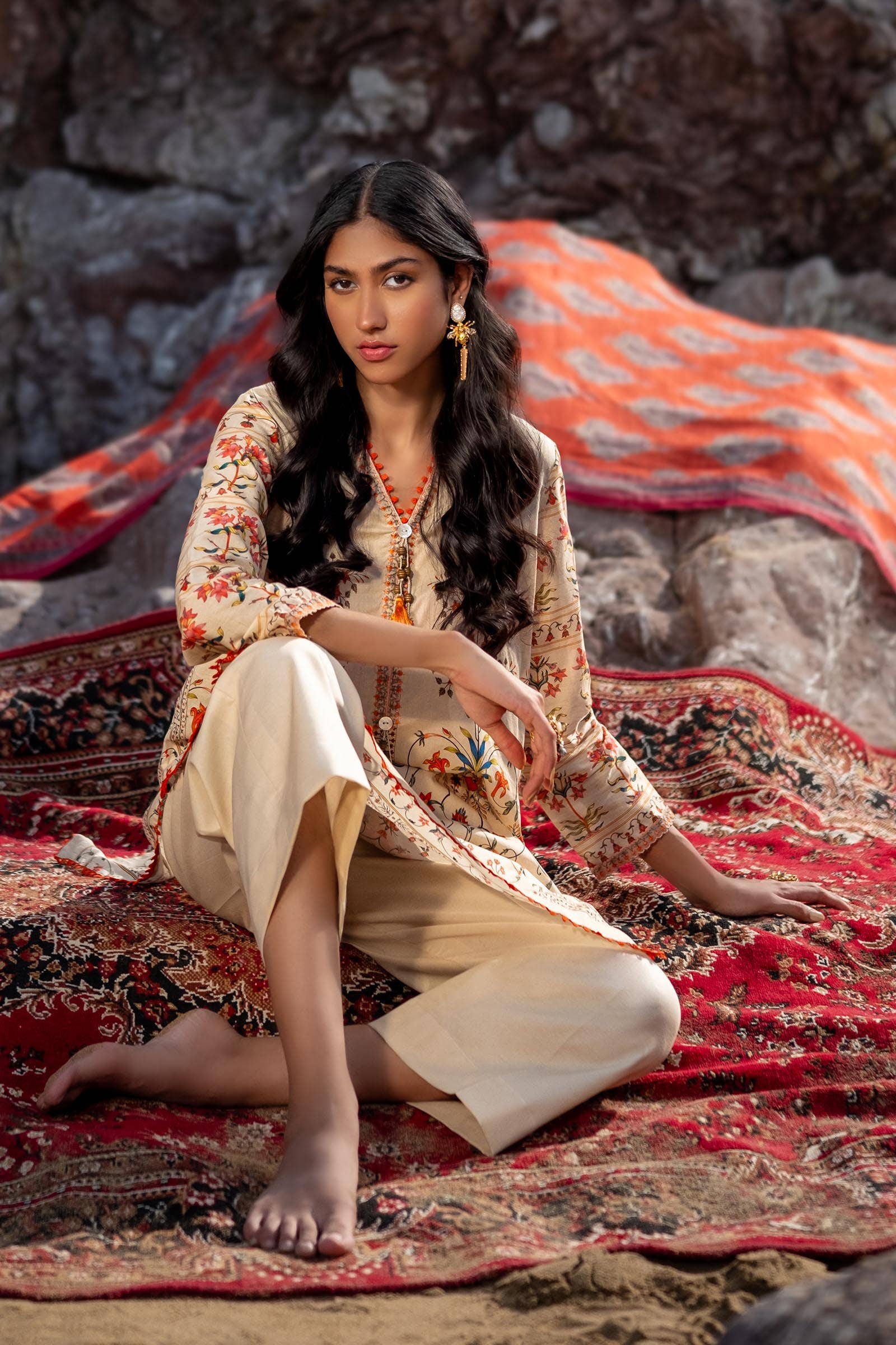 Sana Safinaz | Mahay Spring 24 | H241-023A-2DD - Aqsa Fabrics