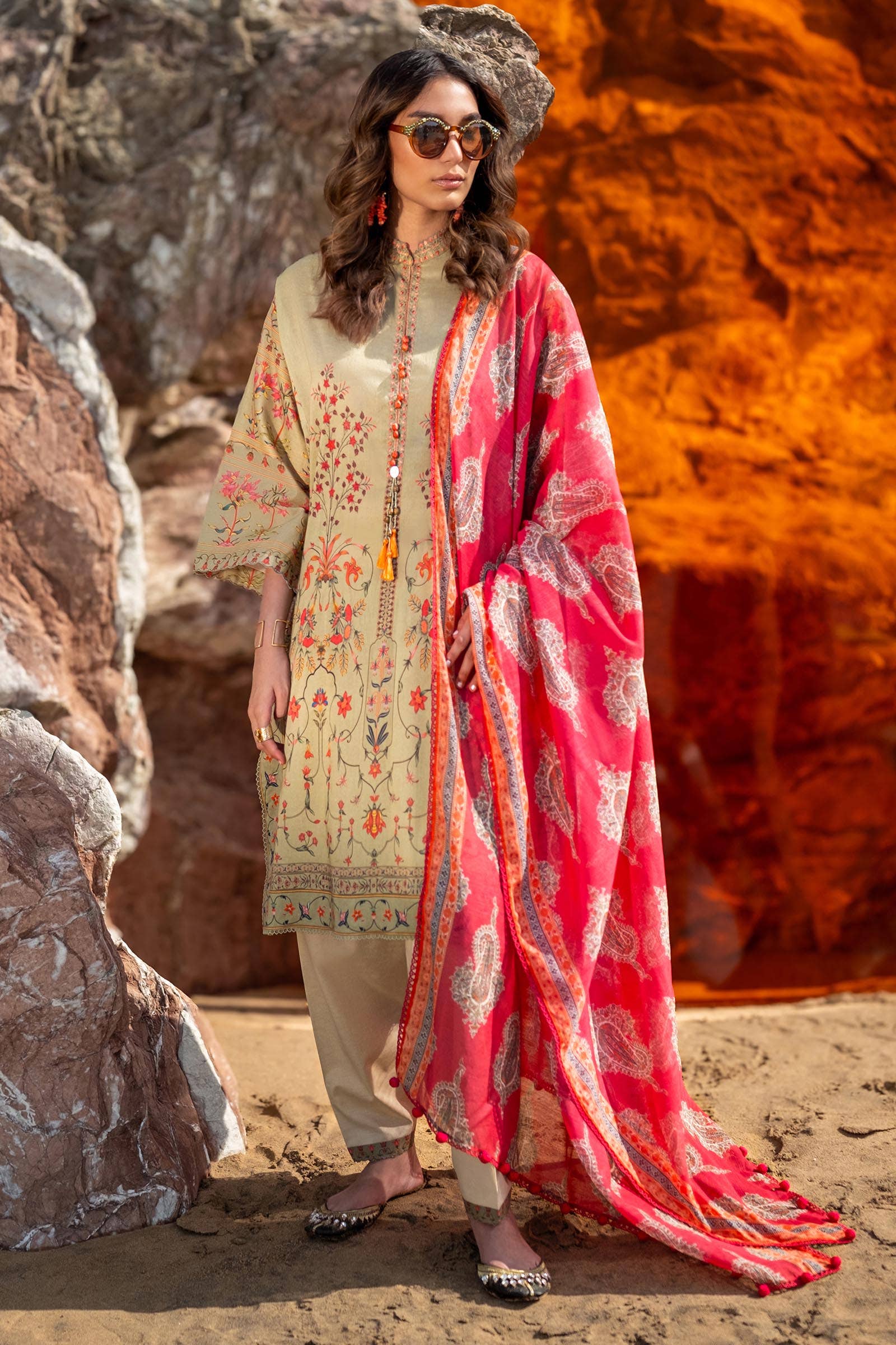 Sana Safinaz | Mahay Spring 24 | H241-023B-2DD - Aqsa Fabrics