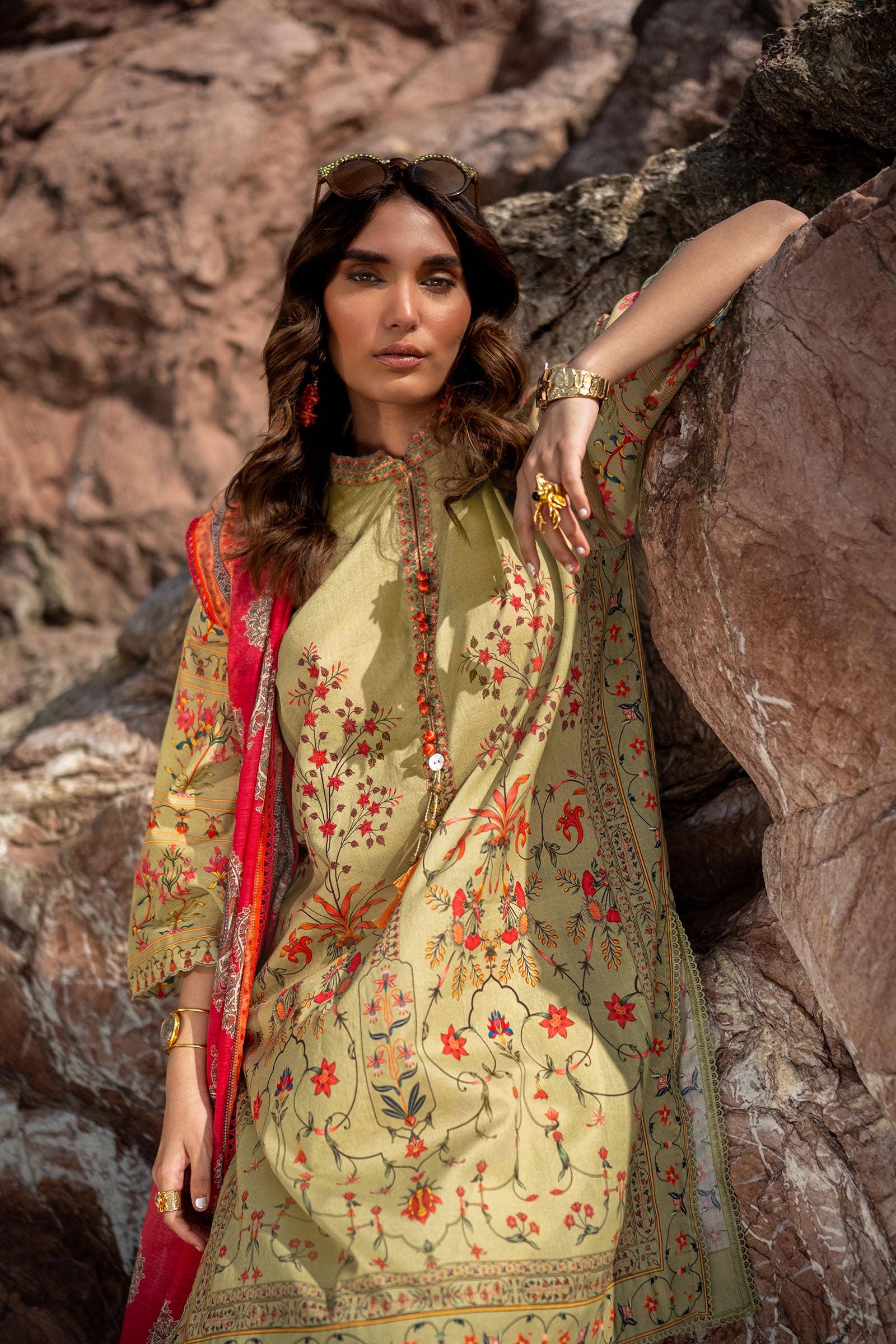 Sana Safinaz | Mahay Spring 24 | H241-023B-2DD - Aqsa Fabrics