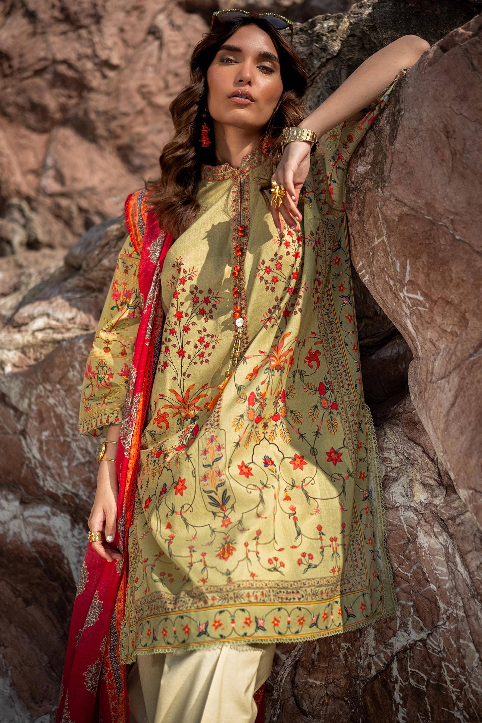 Sana Safinaz | Mahay Spring 24 | H241-023B-2DD - Aqsa Fabrics