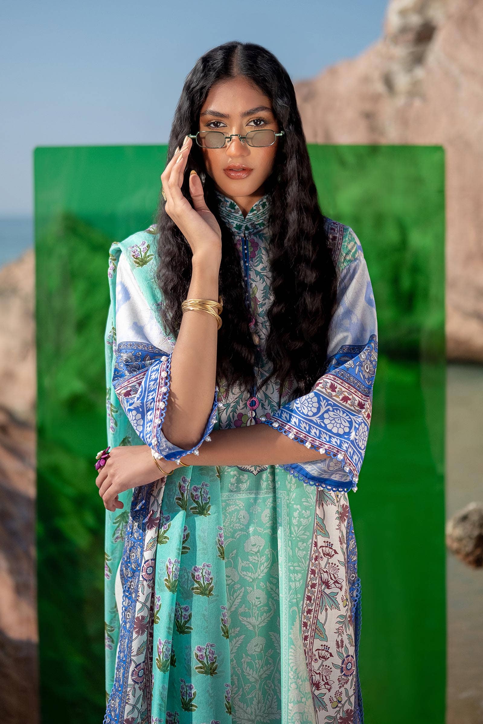 Sana Safinaz | Mahay Spring 24 | H241-003B-2BI - Aqsa Fabrics