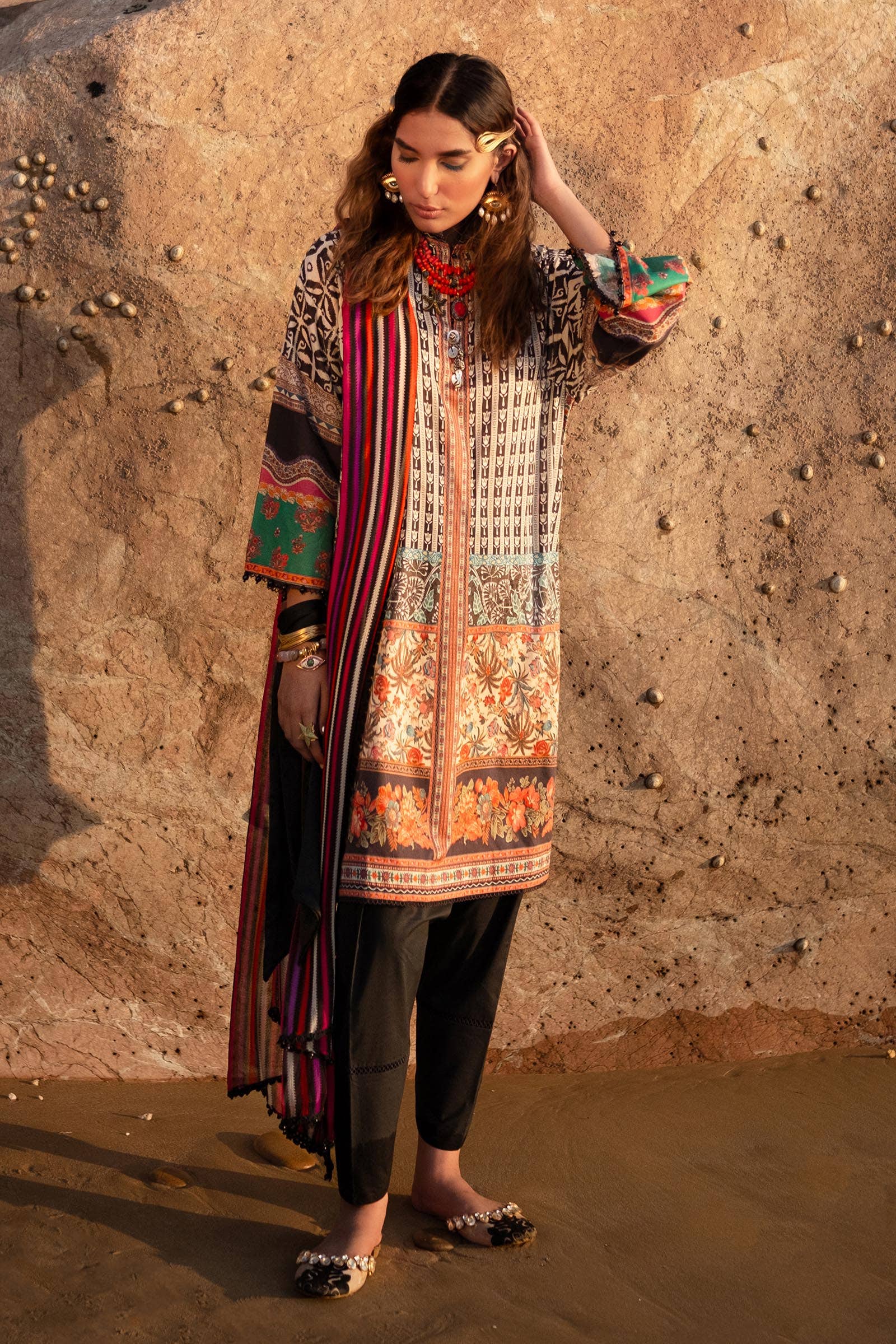Sana Safinaz | Mahay Spring 24 | H241-024A-2I - Aqsa Fabrics