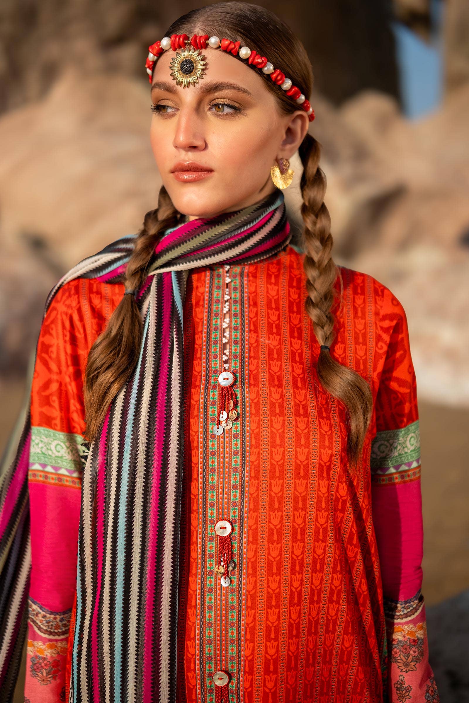 Sana Safinaz | Mahay Spring 24 | H241-024B-2I - Aqsa Fabrics