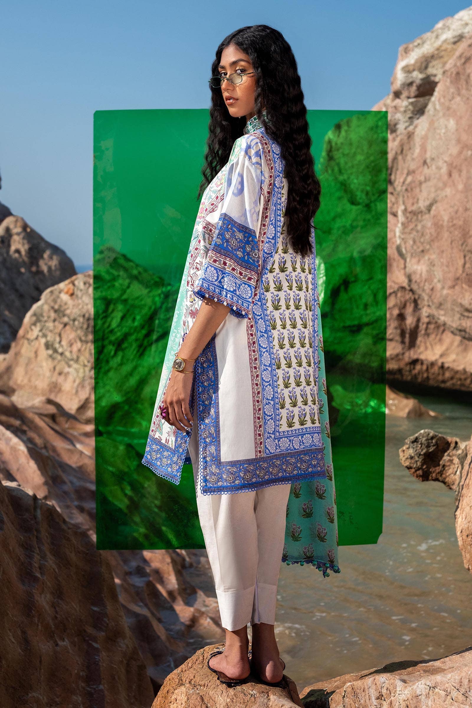 Sana Safinaz | Mahay Spring 24 | H241-003B-2BI - Aqsa Fabrics