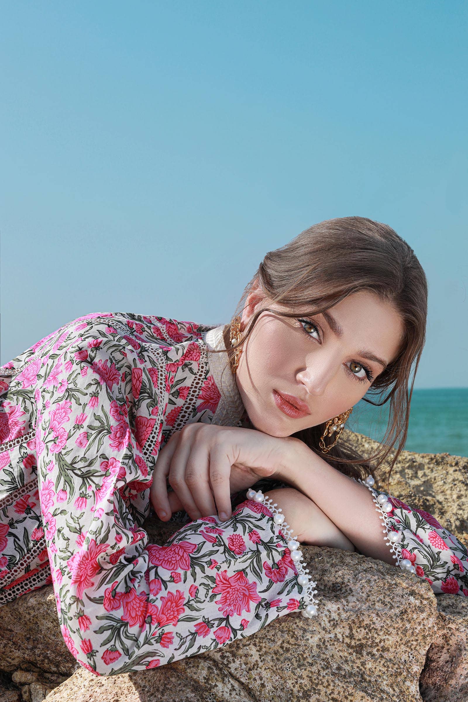 Sana Safinaz | Mahay Spring 24 | H241-004A-3CG - Aqsa Fabrics