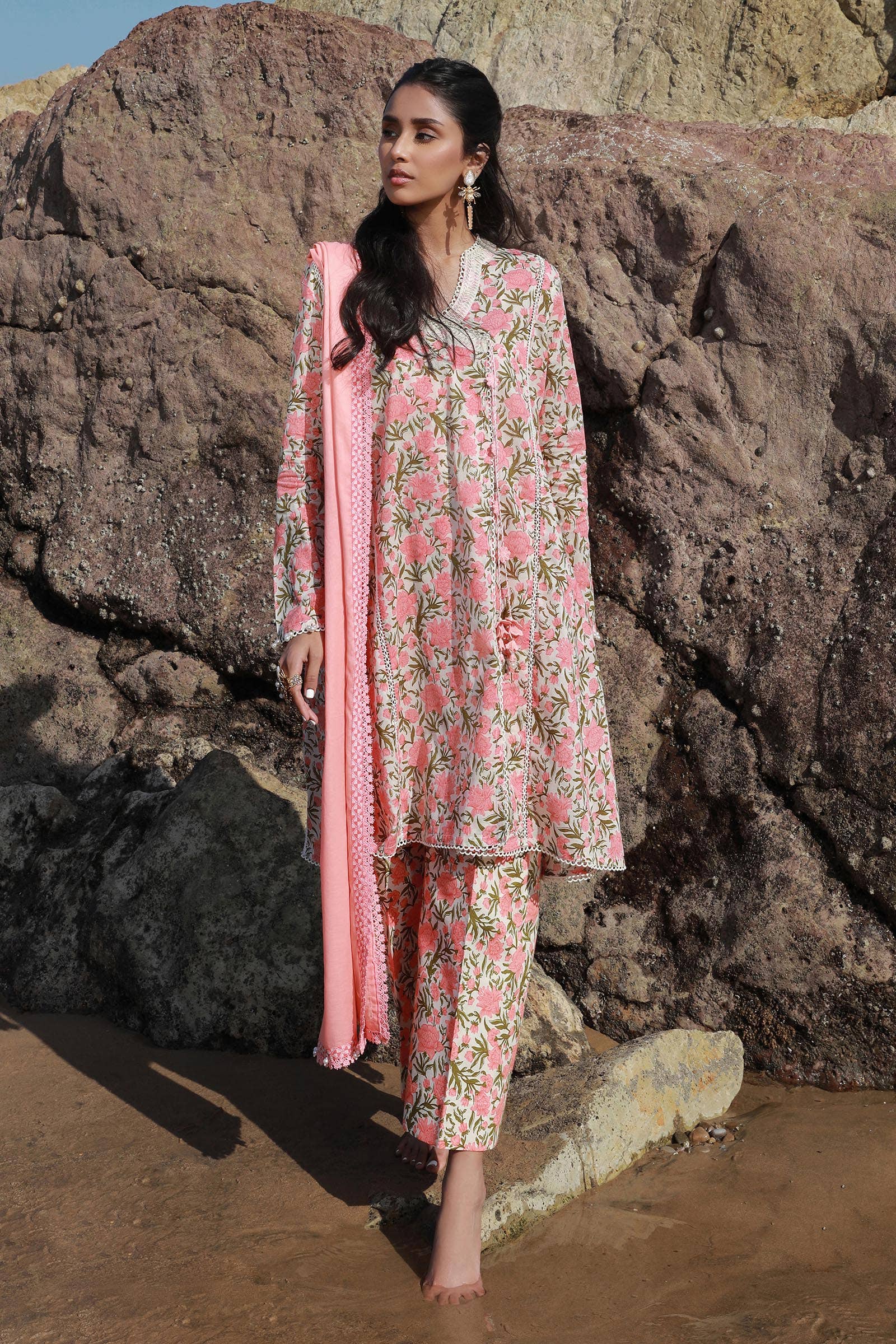 Sana Safinaz | Mahay Spring 24 | H241-004B-3CG - Aqsa Fabrics