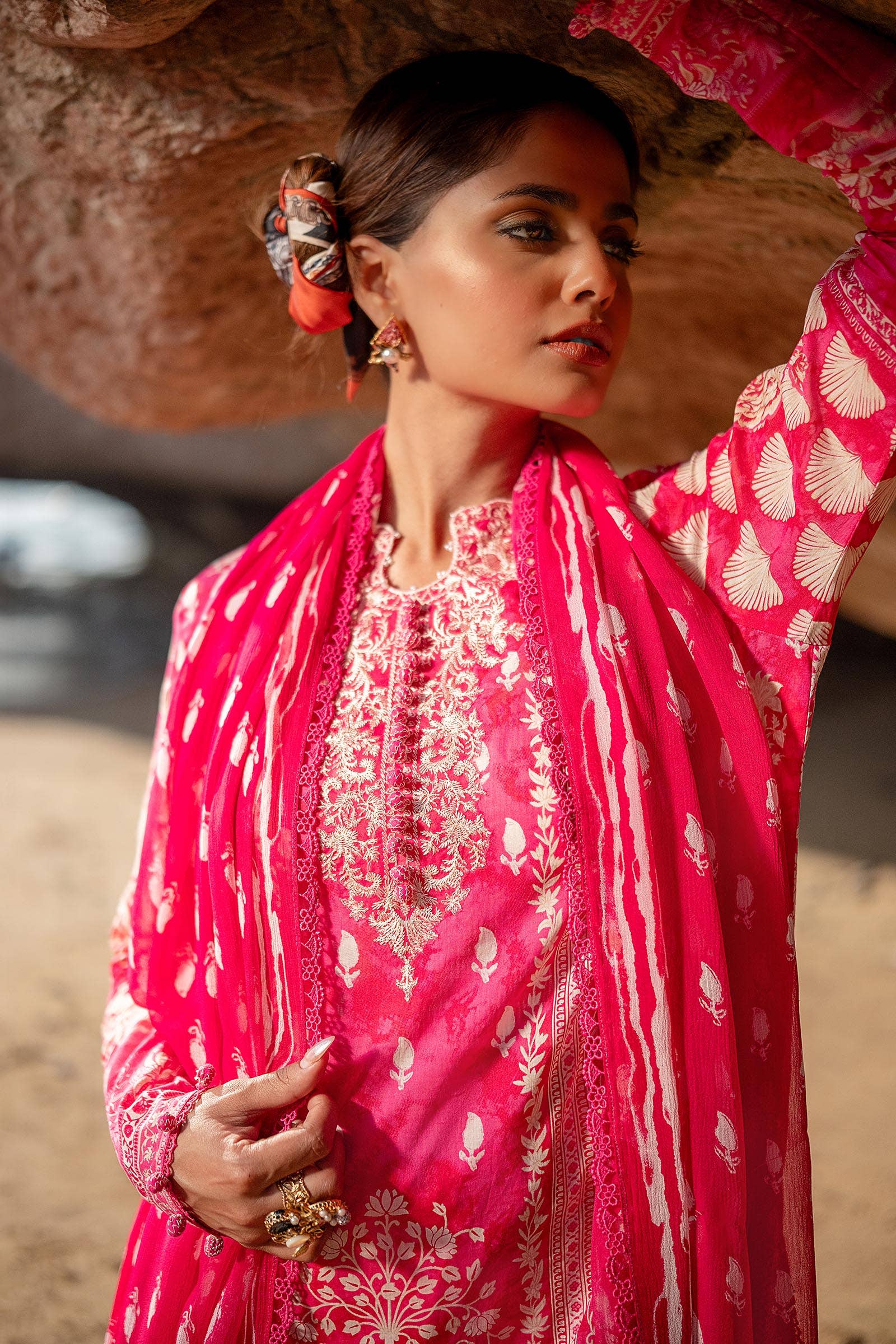 Sana Safinaz | Mahay Spring 24 | H241-005A-3CI - Aqsa Fabrics