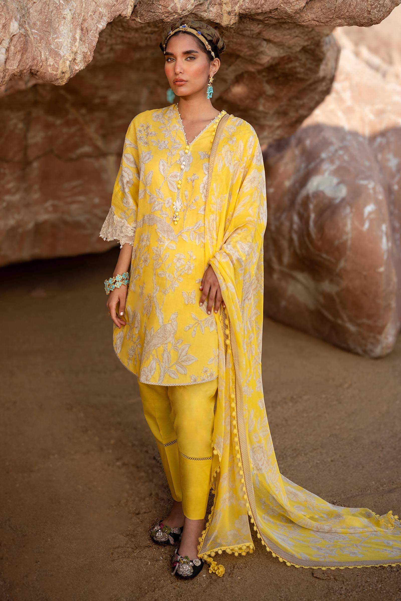 Sana Safinaz | Mahay Spring 24 | H241-001A-3CI - Aqsa Fabrics