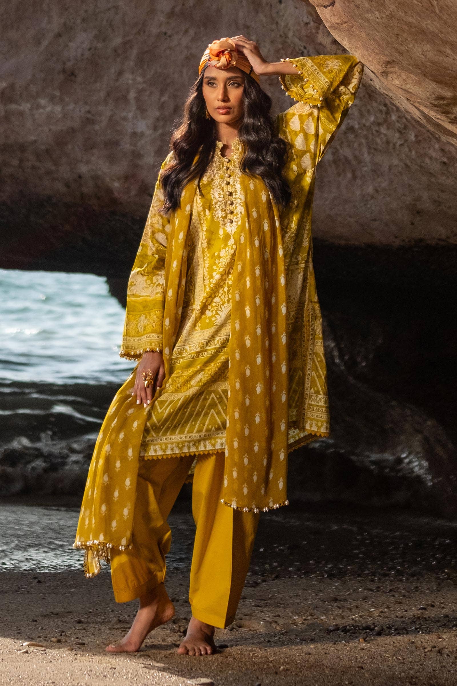 Sana Safinaz | Mahay Spring 24 | H241-005B-3CI - Aqsa Fabrics