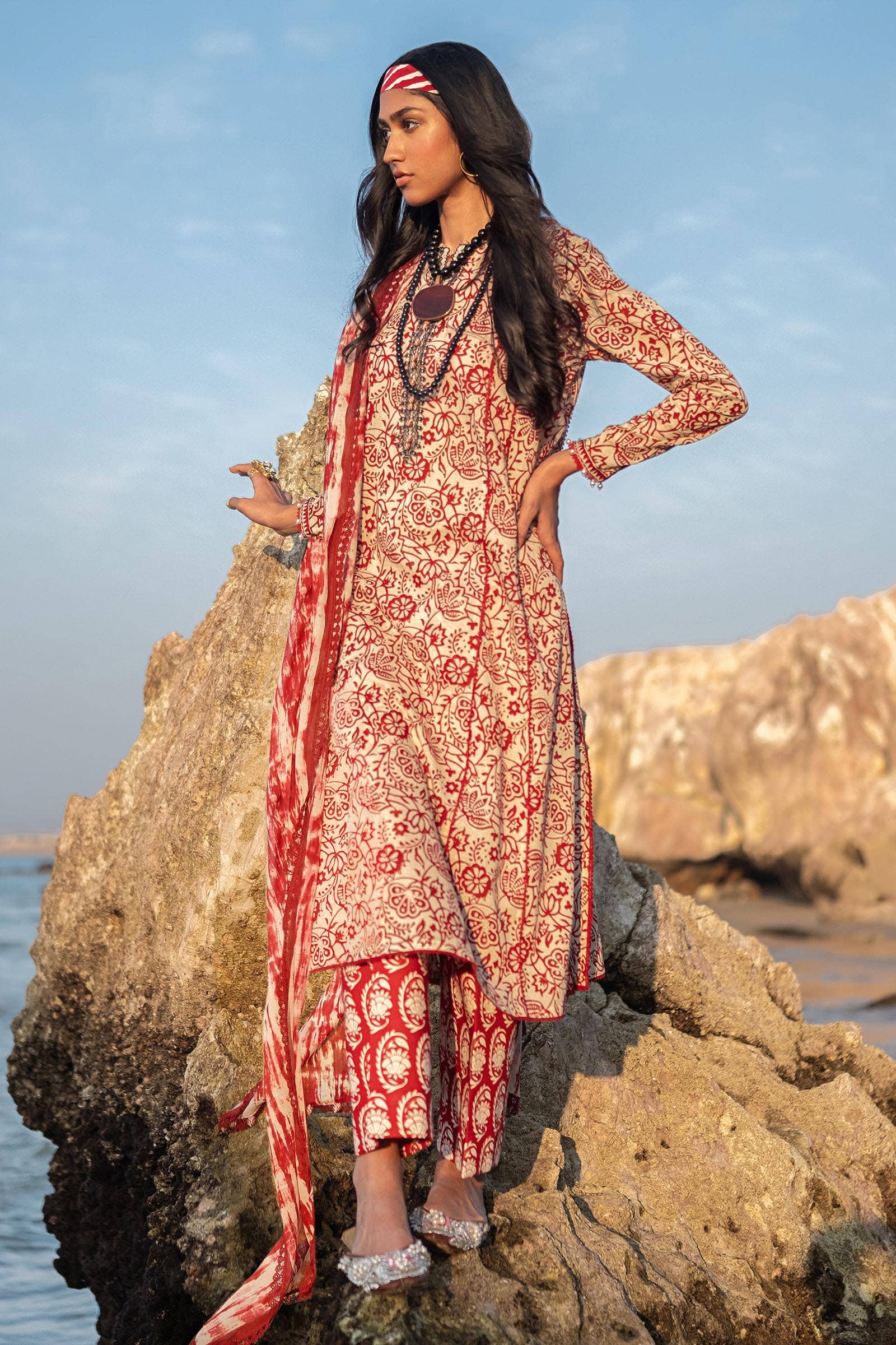 Sana Safinaz | Mahay Spring 24 | H241-008B-3CG - Aqsa Fabrics