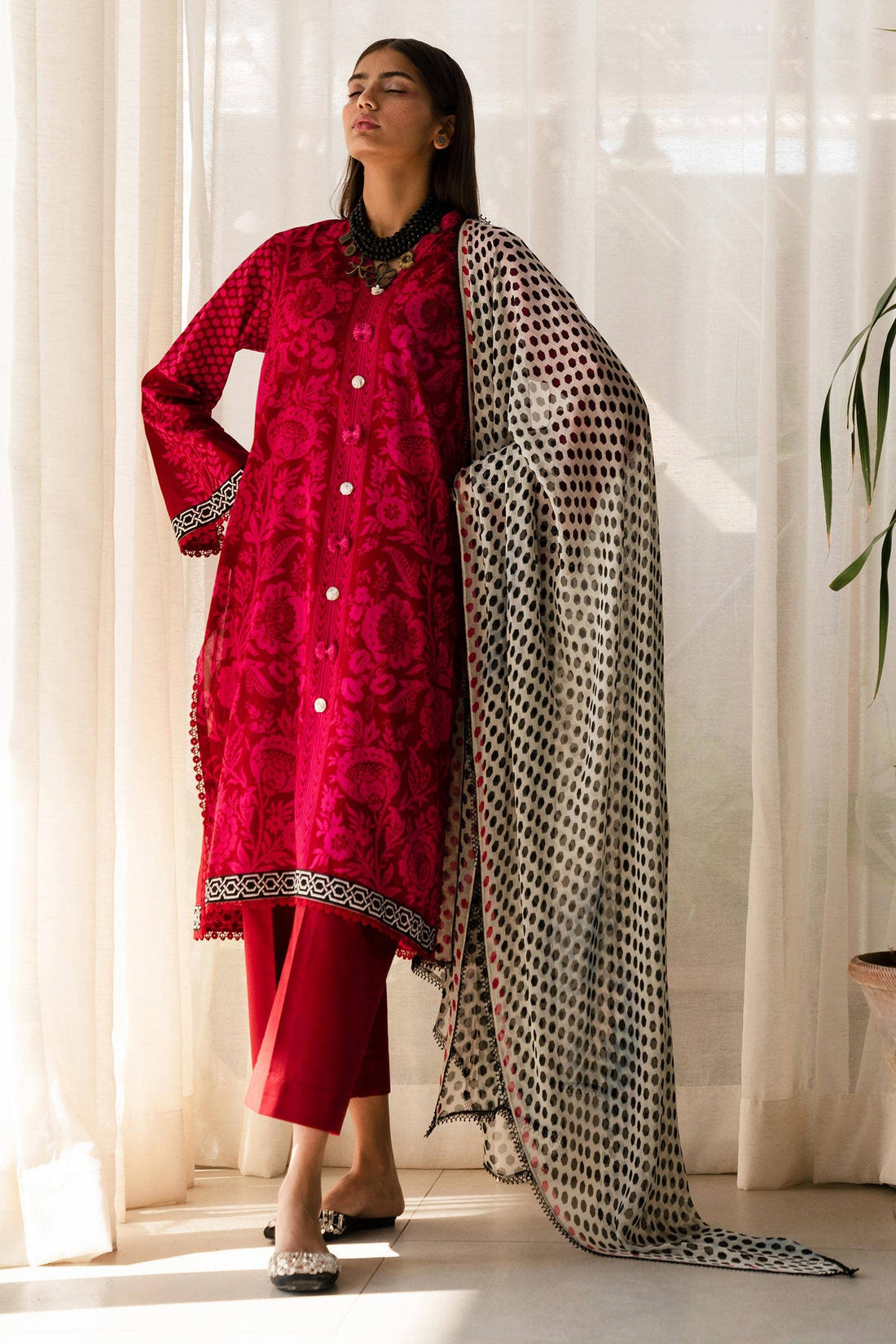 Sana Safinaz | Mahay Spring 24 | H241-010A-3CI - Aqsa Fabrics