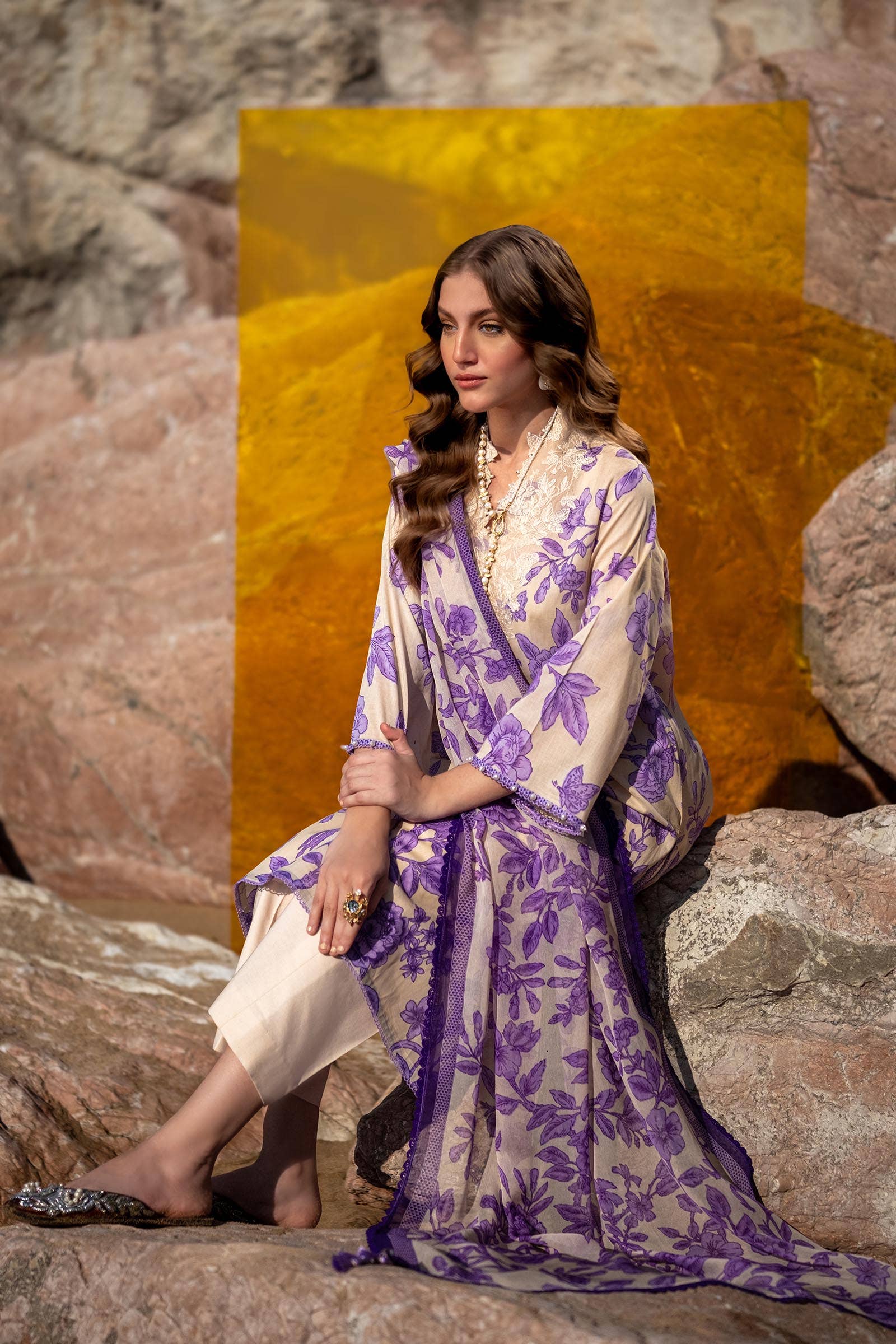 Sana Safinaz | Mahay Spring 24 | H241-001B-3CI - Aqsa Fabrics