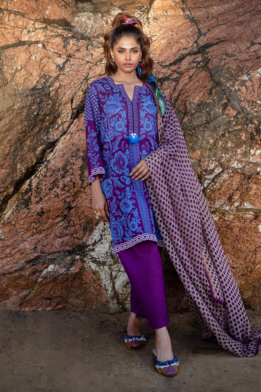 Sana Safinaz | Mahay Spring 24 | H241-010B-3CI - Aqsa Fabrics