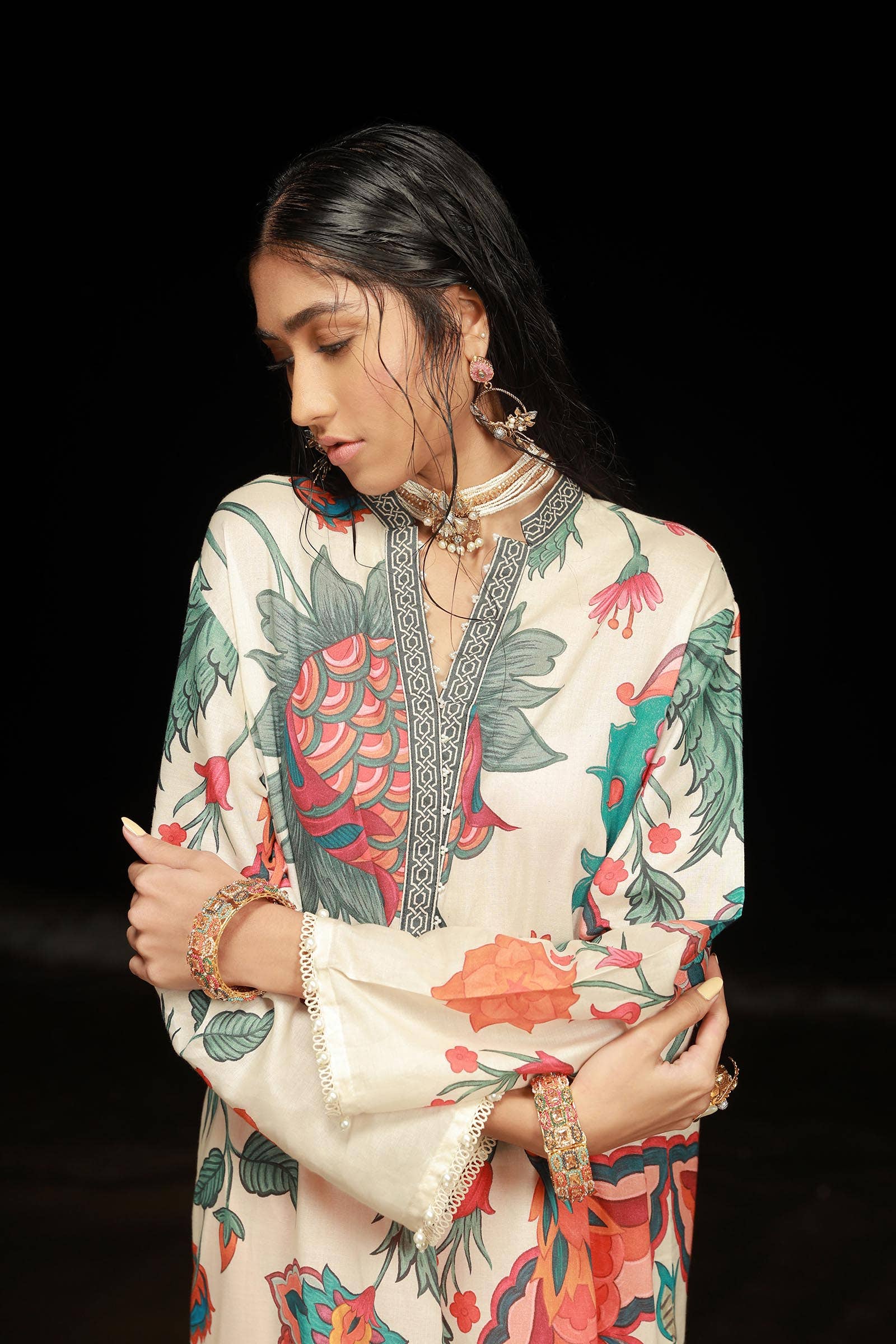 Sana Safinaz | Mahay Spring 24 | H241-011B-2C - Aqsa Fabrics