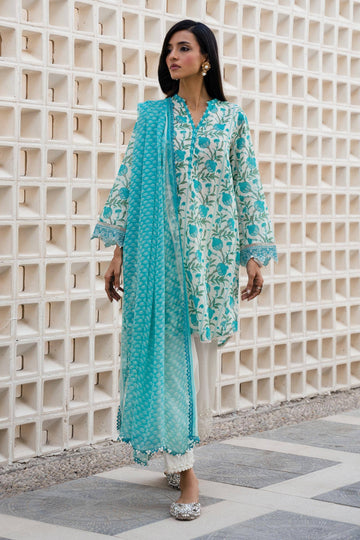 Sana Safinaz | Mahay Spring 24 | H241-002A-2BI - Aqsa Fabrics
