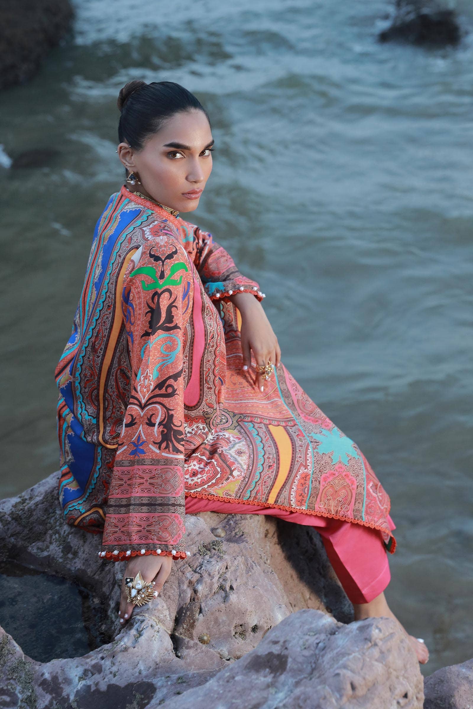 Sana Safinaz | Mahay Spring 24 | H241-012A-2C - Aqsa Fabrics