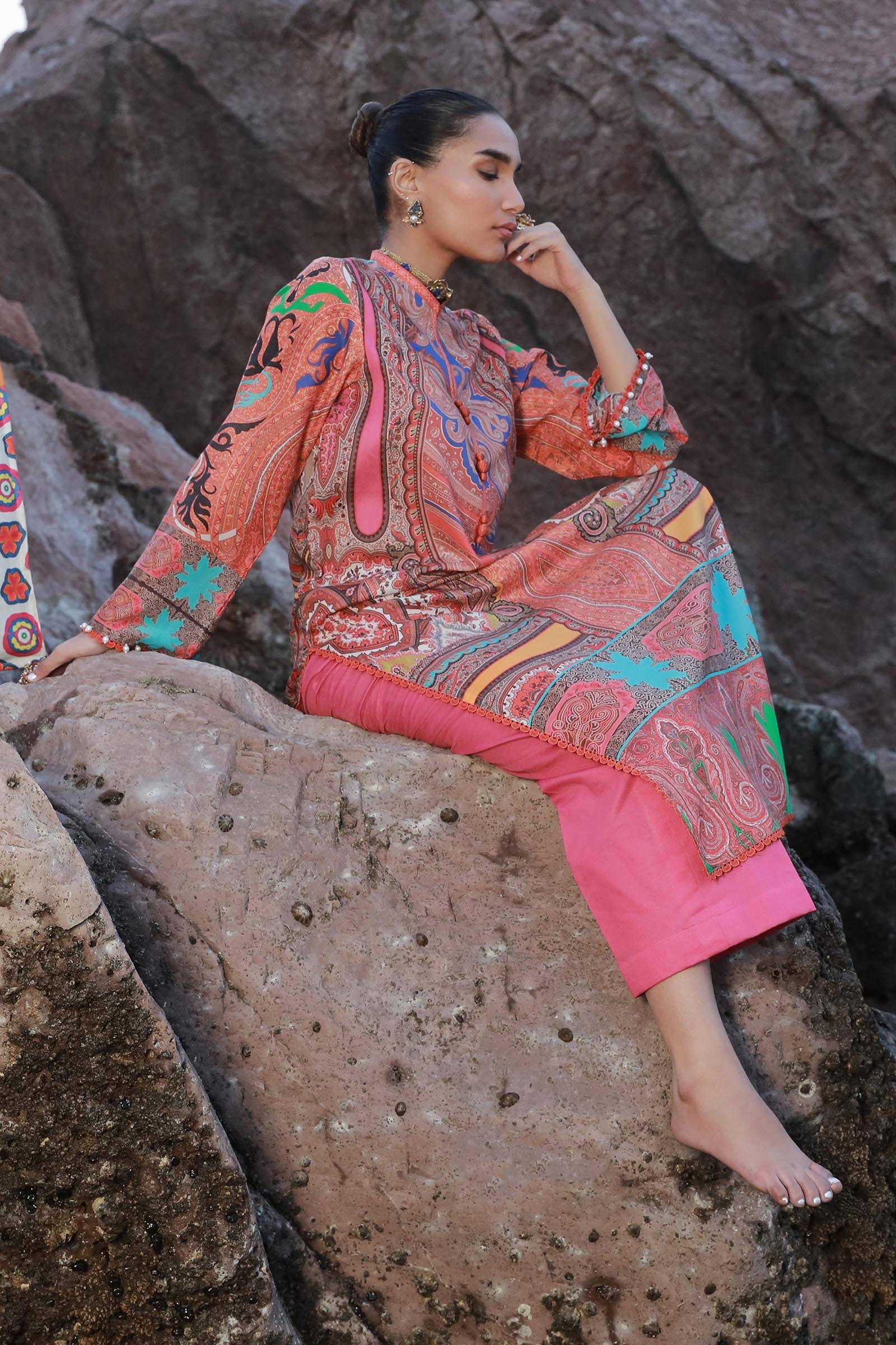 Sana Safinaz | Mahay Spring 24 | H241-012A-2C - Aqsa Fabrics