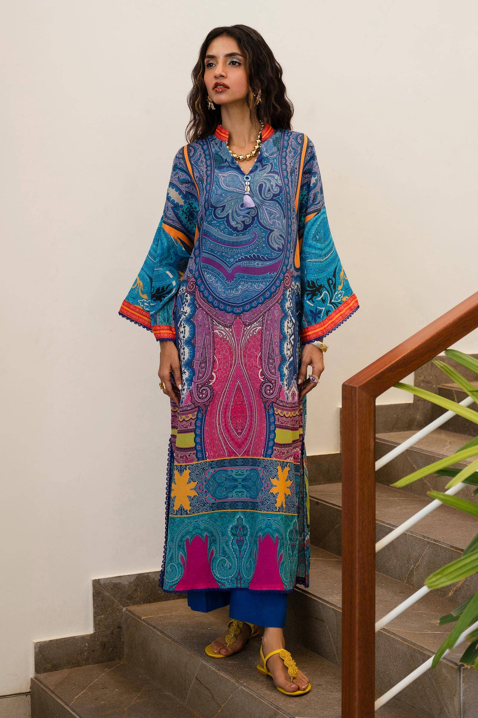 Sana Safinaz | Mahay Spring 24 | H241-012B-2C - Aqsa Fabrics