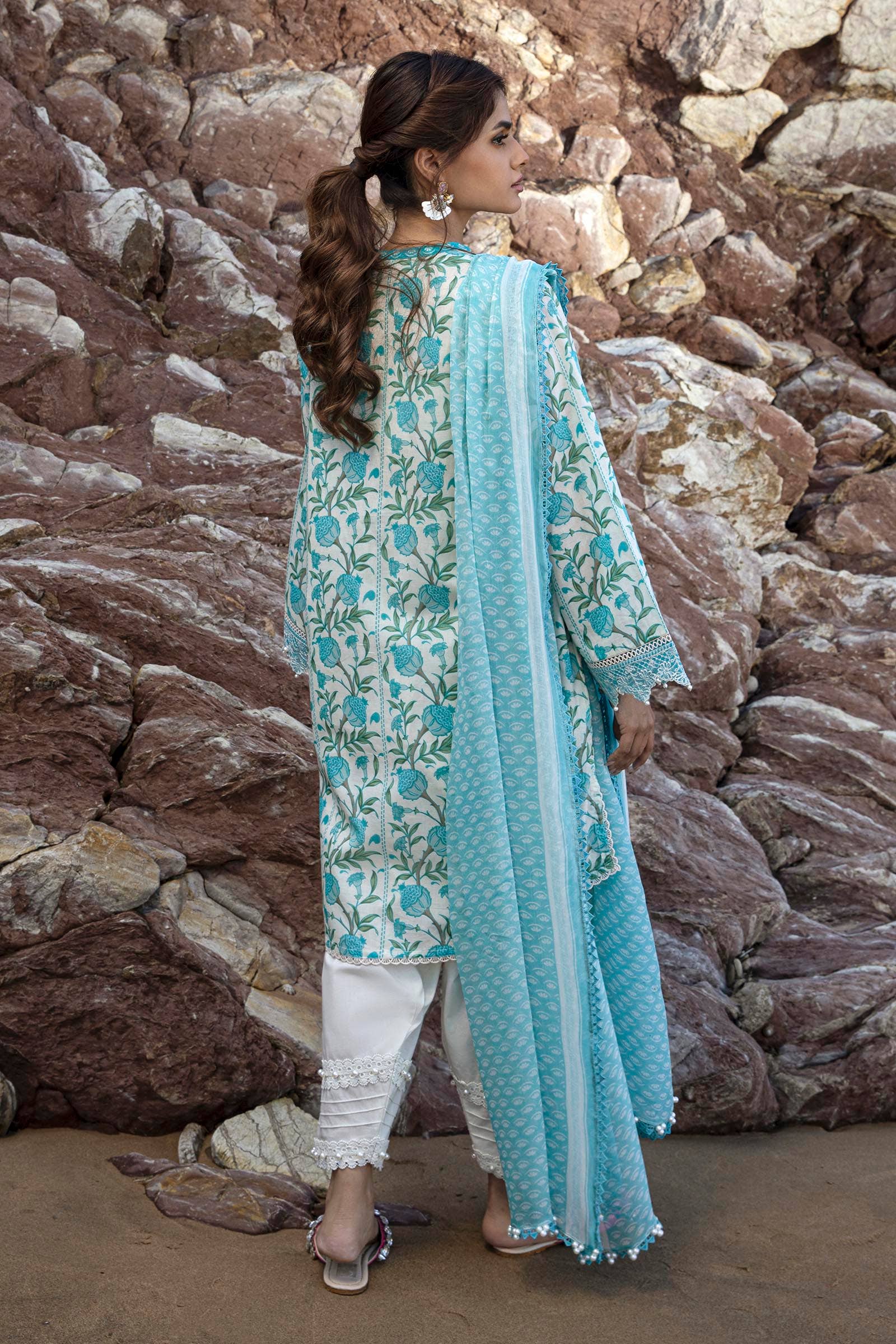 Sana Safinaz | Mahay Spring 24 | H241-002A-2BI - Aqsa Fabrics