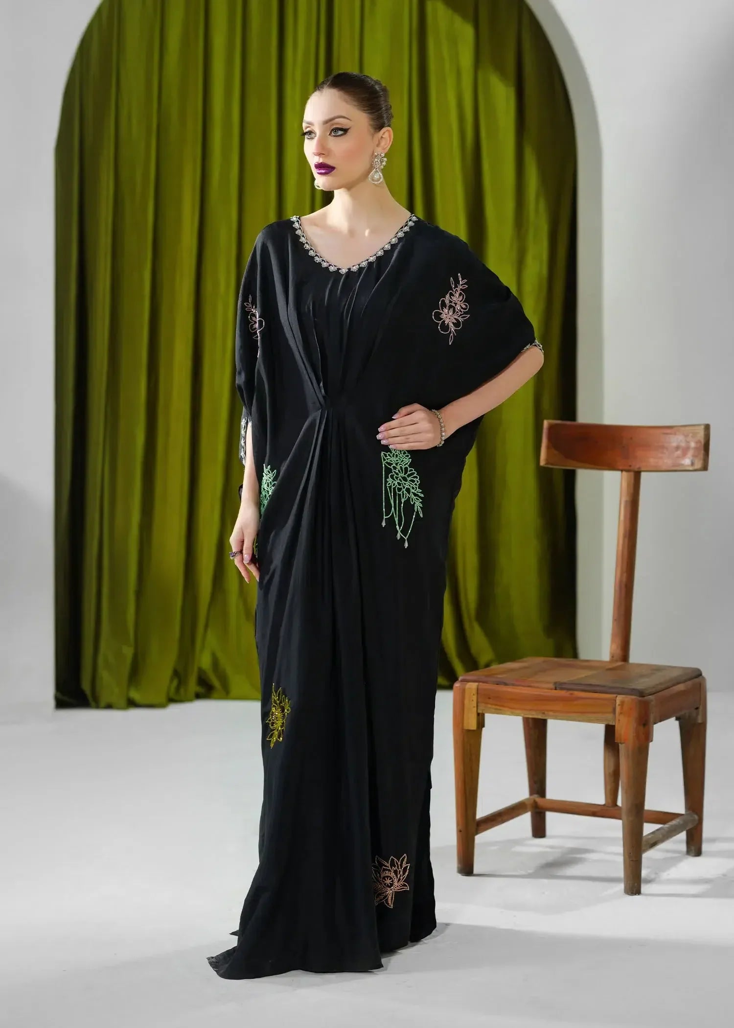 Mahum Asad | Forever and Ever Formals | Midnight - Aqsa Fabrics