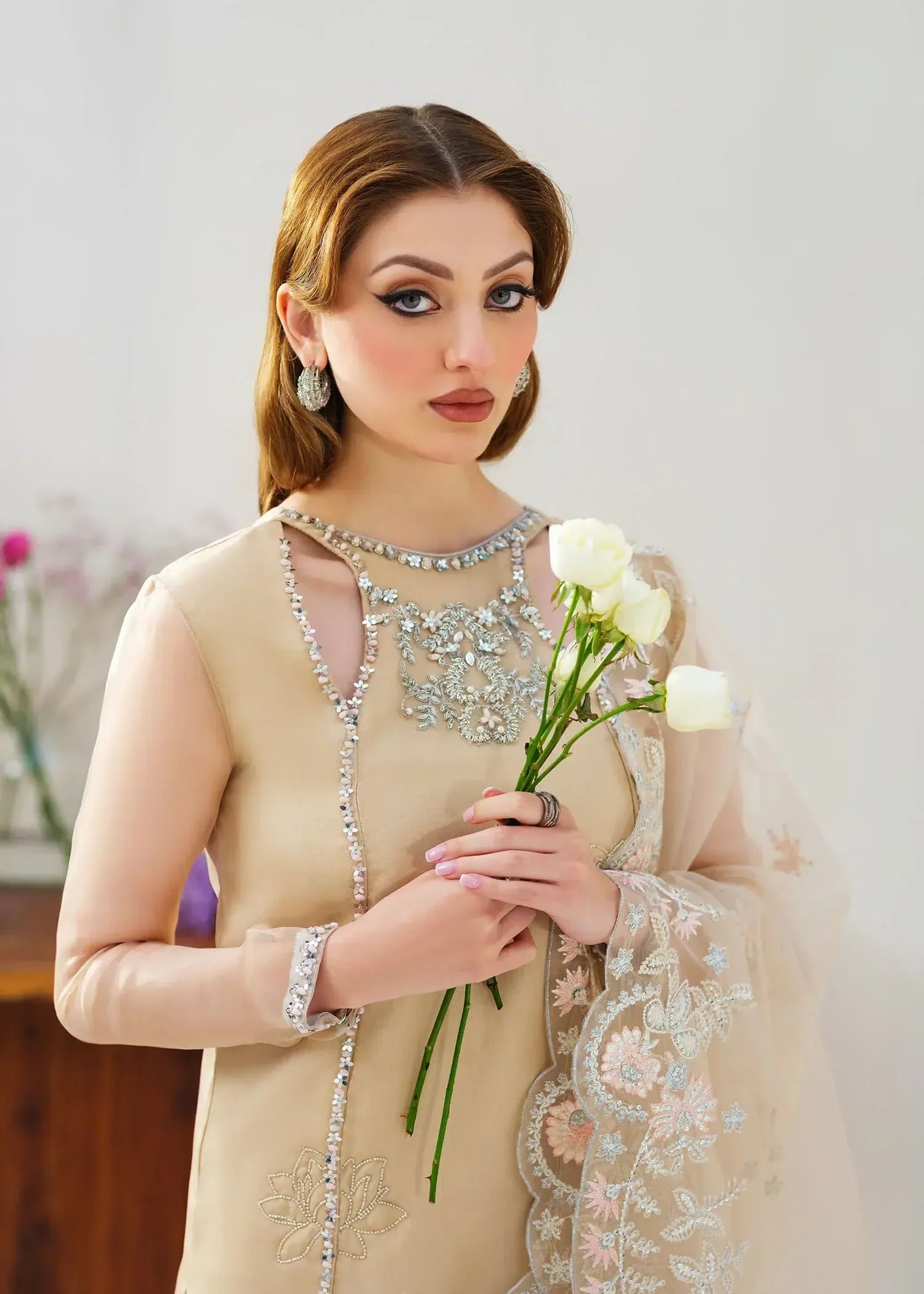 Mahum Asad | Forever and Ever Formals | Glow - Aqsa Fabrics