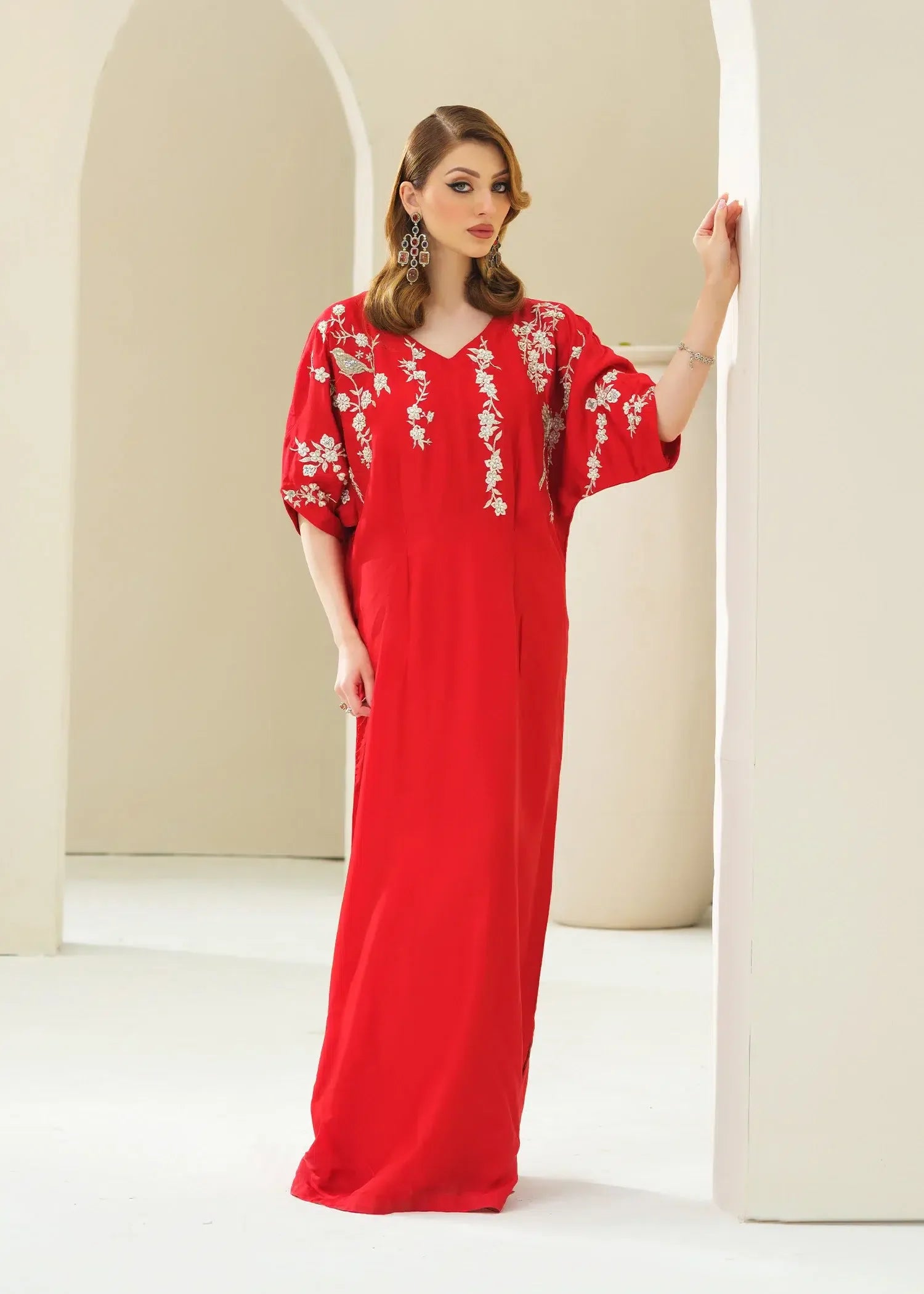 Mahum Asad | Forever and Ever Formals | Carnation - Aqsa Fabrics