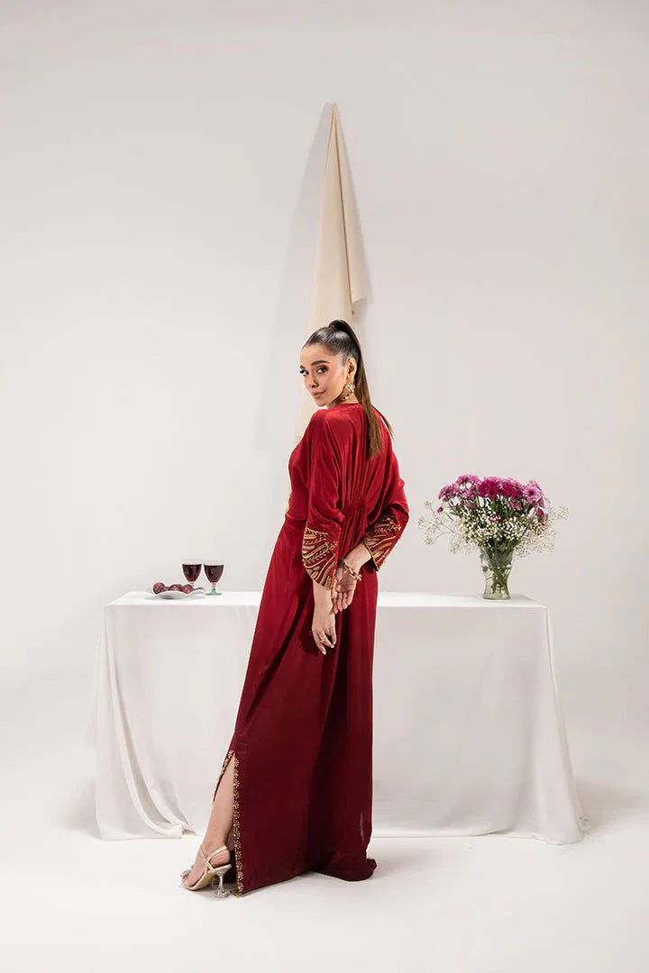 Maria Osama Khan | Tiffany Formals | Ruby - Aqsa Fabrics