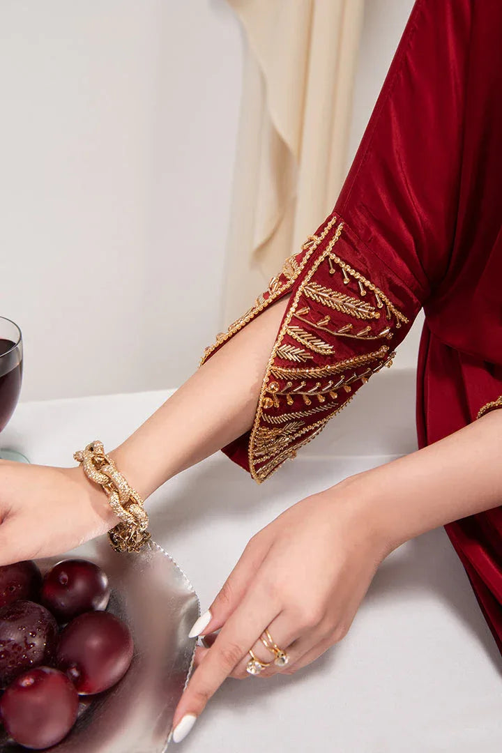 Maria Osama Khan | Tiffany Formals | Ruby - Aqsa Fabrics