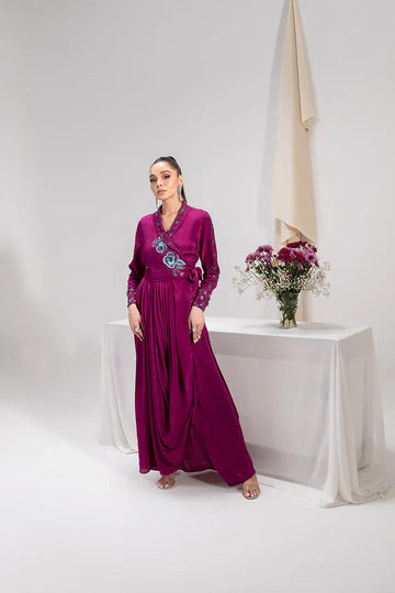 Maria Osama Khan | Tiffany Formals | Amethyst - Aqsa Fabrics
