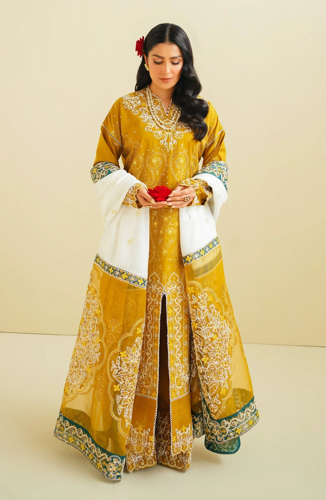 Maryum N Maria | Eid Luxury Lawn 24 | Sarah - Aqsa Fabrics