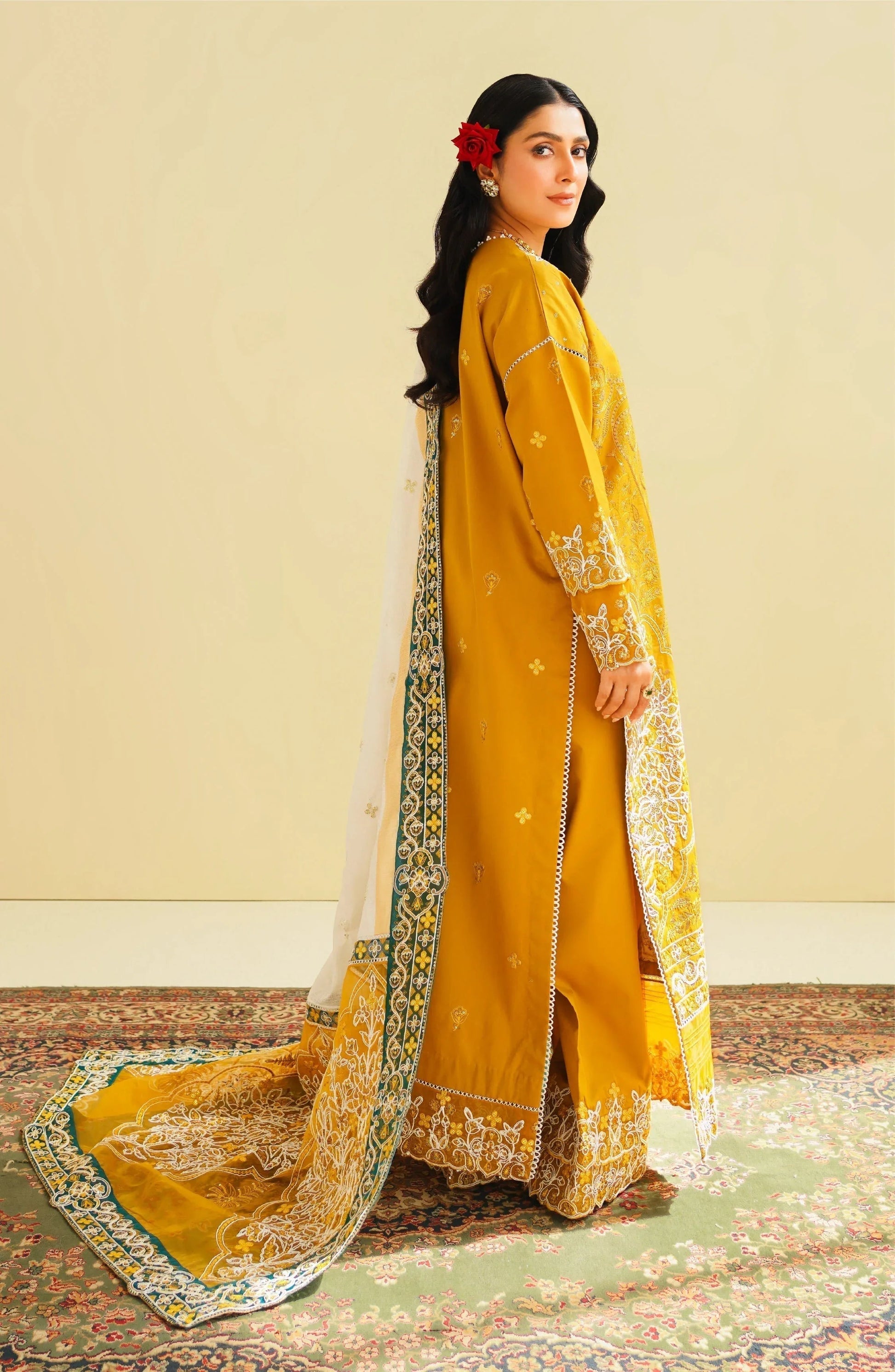 Maryum N Maria | Eid Luxury Lawn 24 | Sarah - Aqsa Fabrics