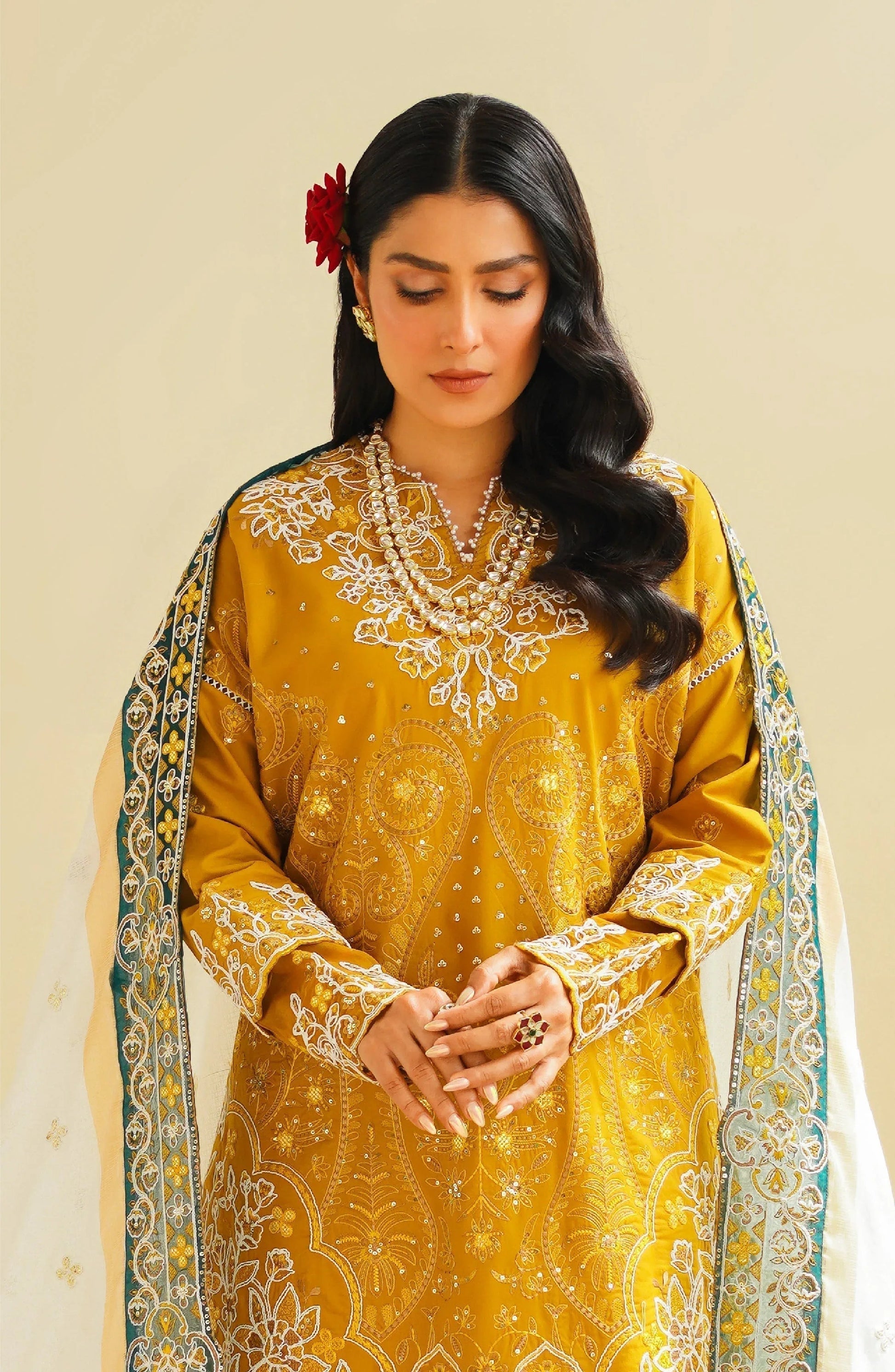 Maryum N Maria | Eid Luxury Lawn 24 | Sarah - Aqsa Fabrics