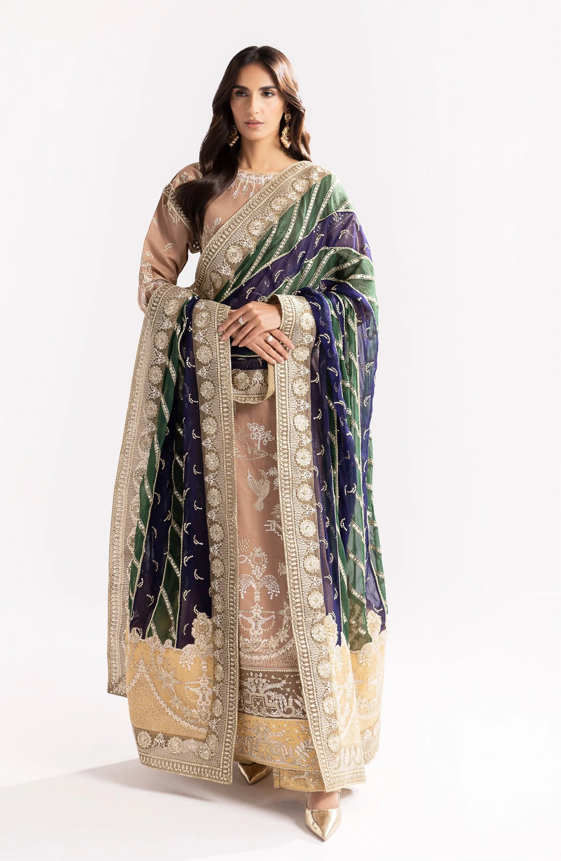 Maryum N Maria | Eid Luxury Lawn 24 | Fareena - Aqsa Fabrics