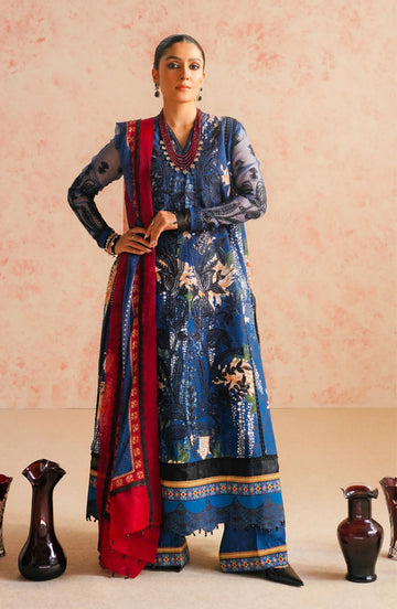 Maryum N Maria | Eid Luxury Lawn 24 | Tazmeen - Aqsa Fabrics