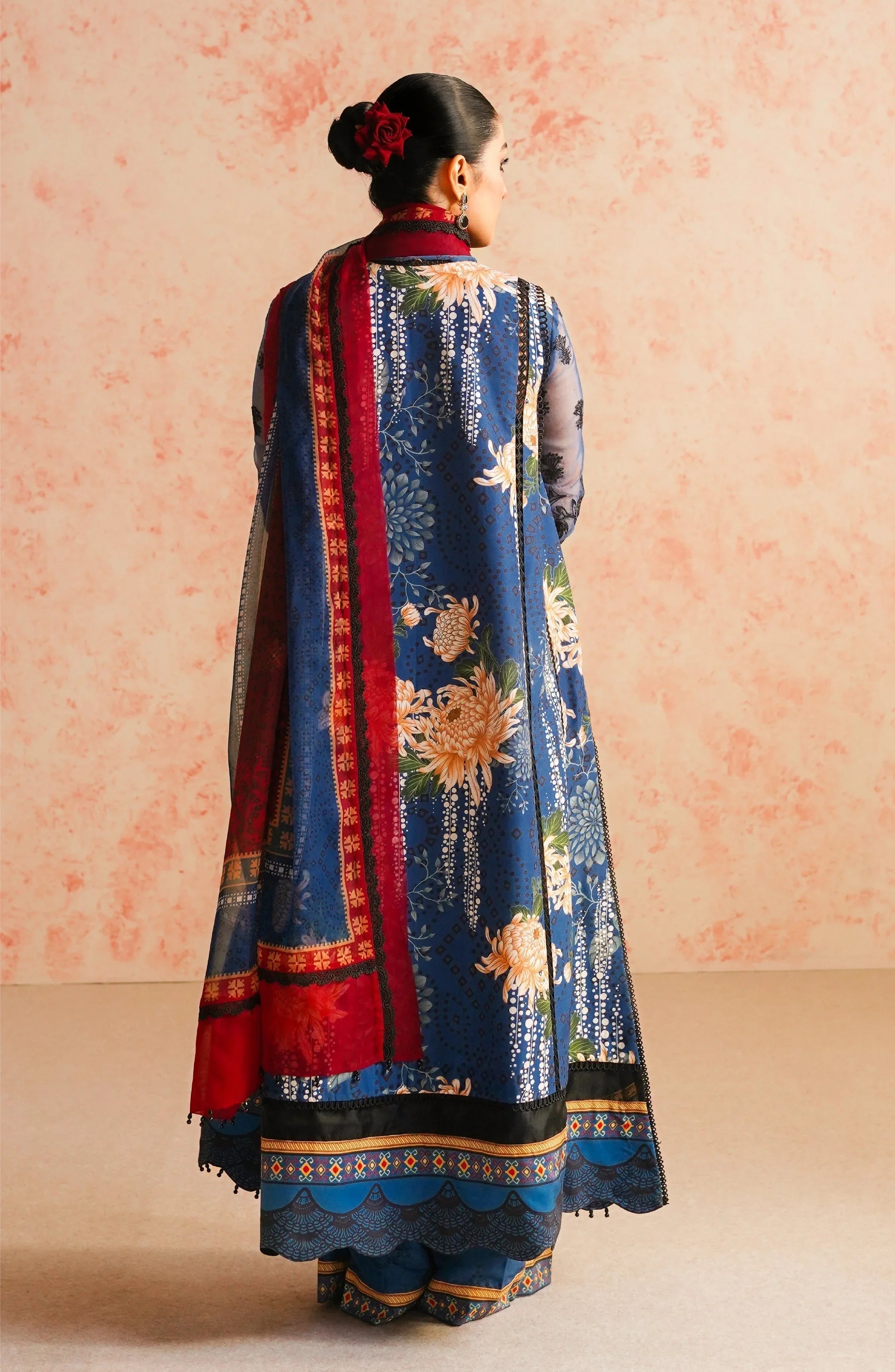 Maryum N Maria | Eid Luxury Lawn 24 | Tazmeen - Aqsa Fabrics