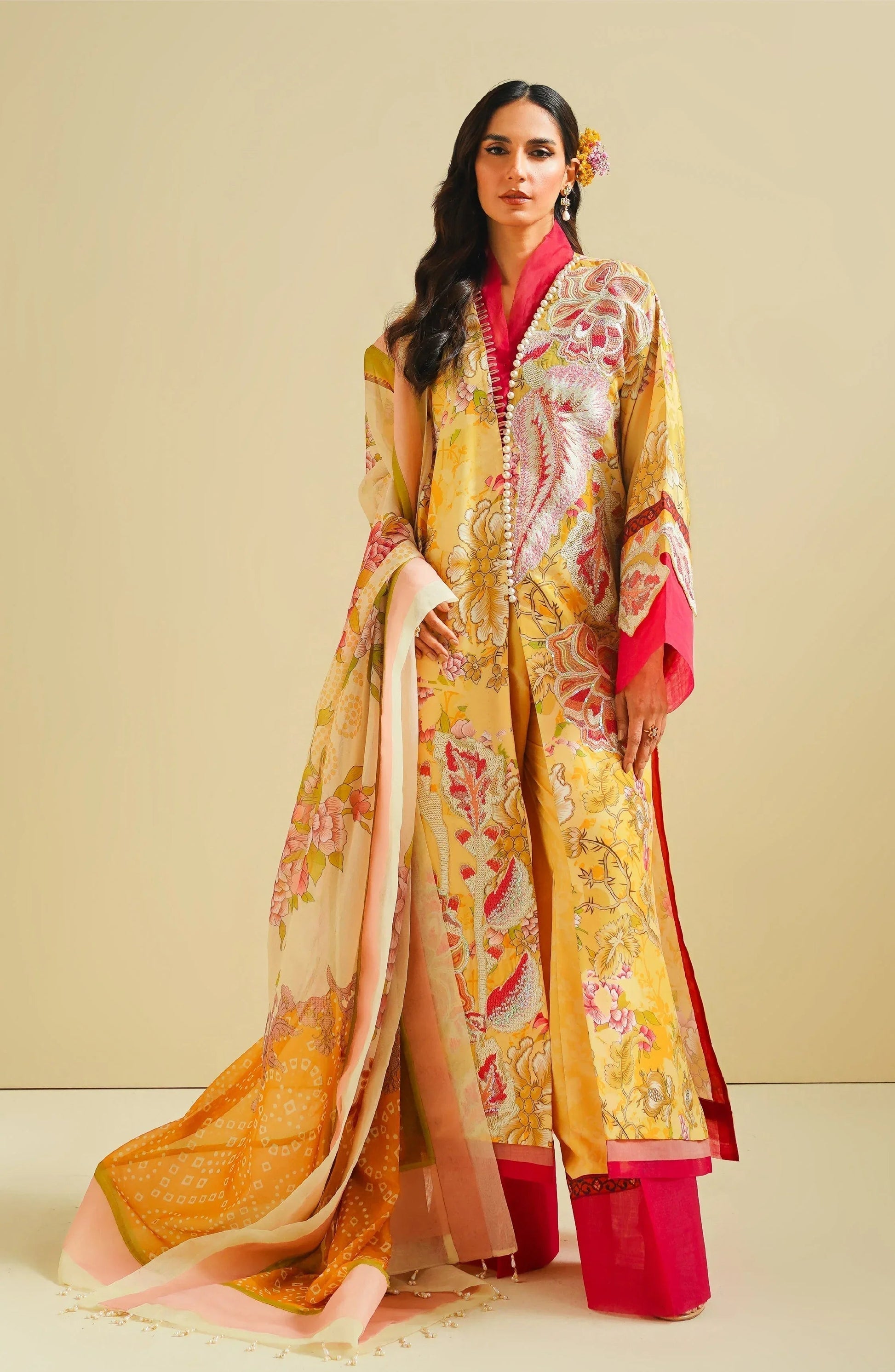 Maryum N Maria | Eid Luxury Lawn 24 | Zohreh - Aqsa Fabrics