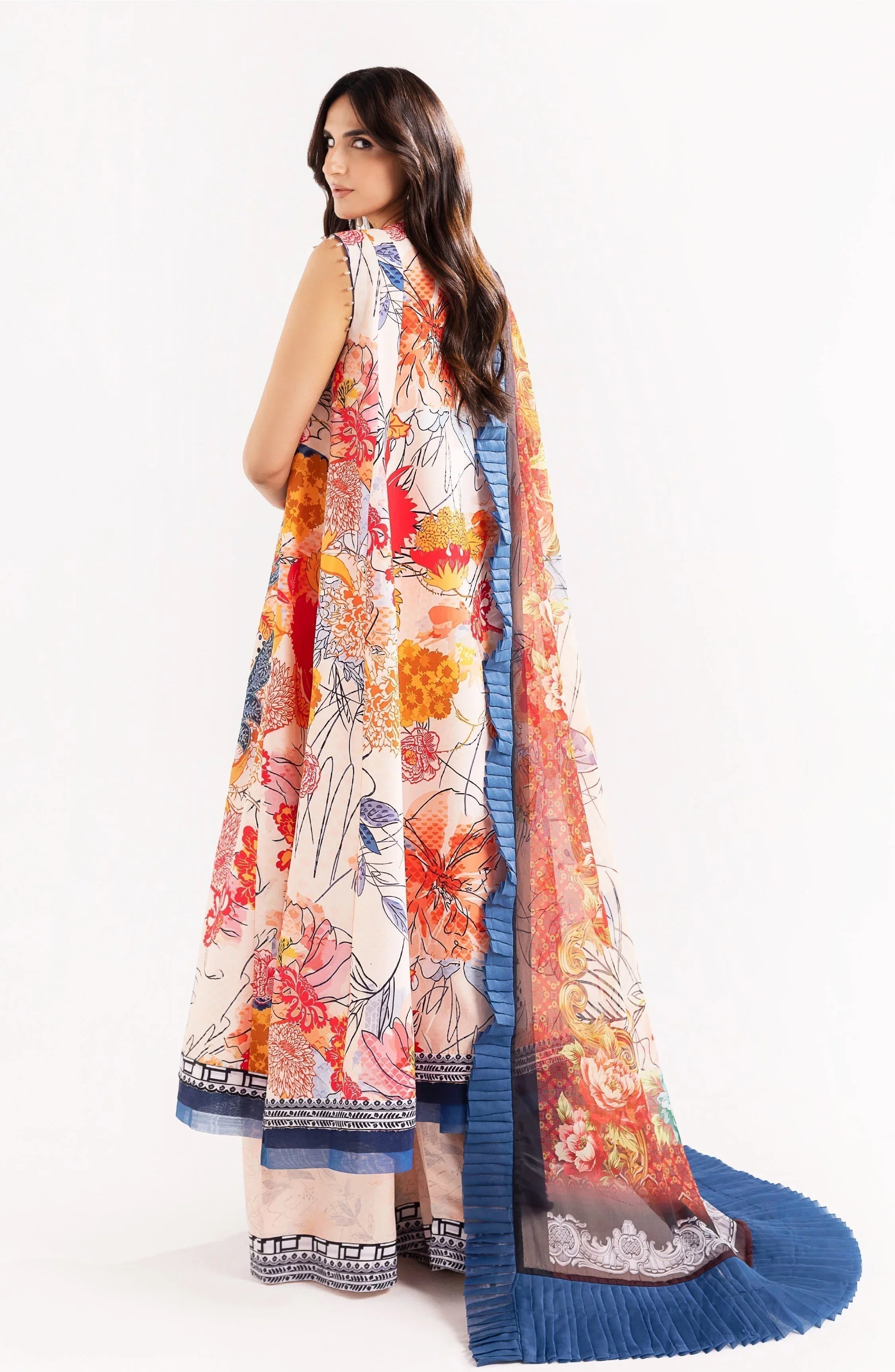 Maryum N Maria | Eid Luxury Lawn 24 | Shafaq - Aqsa Fabrics