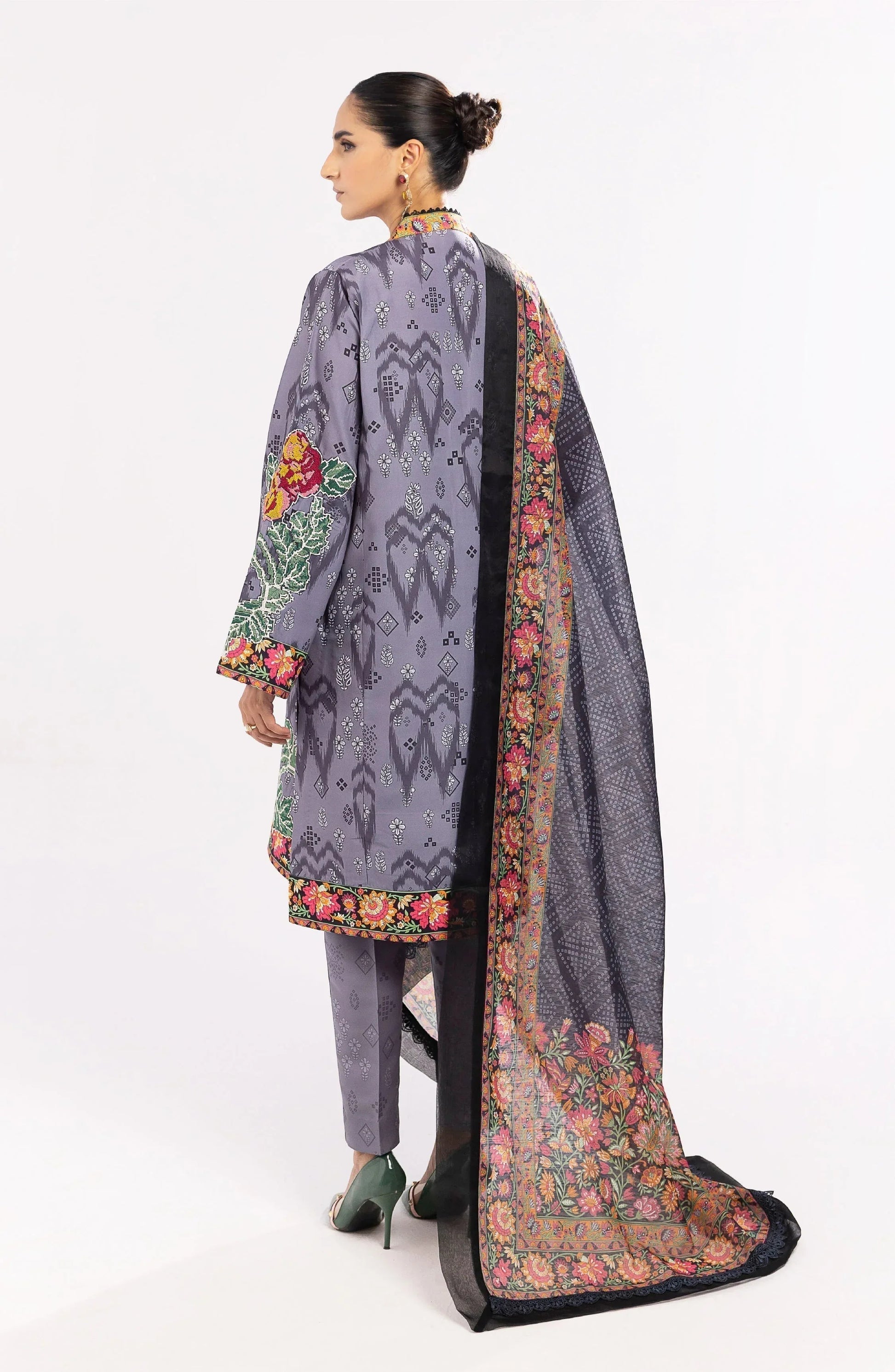 Maryum N Maria | Eid Luxury Lawn 24 | Nazm - Aqsa Fabrics