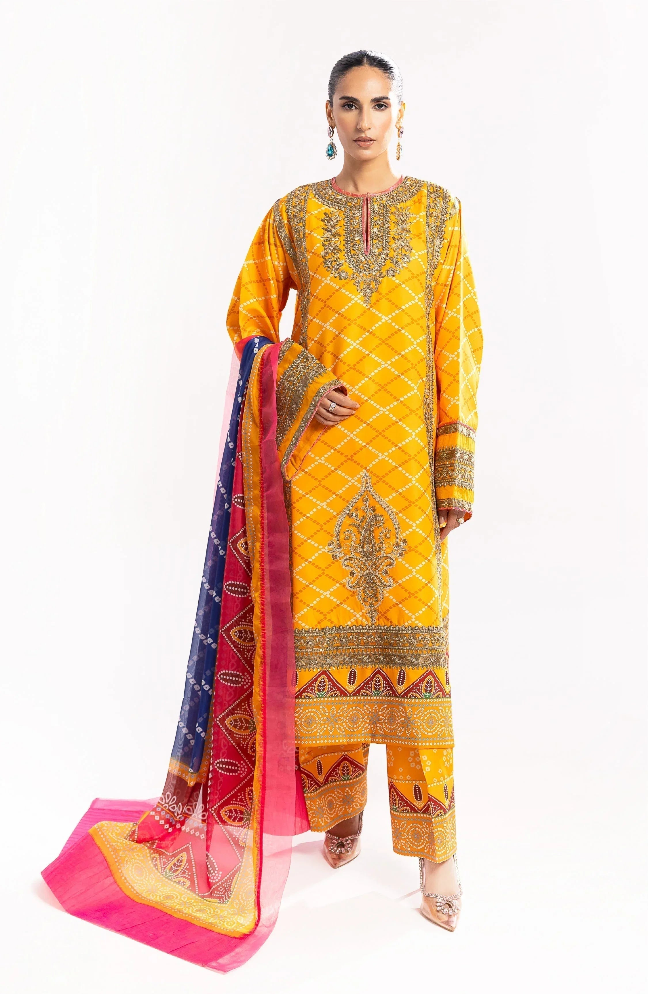 Maryum N Maria | Eid Luxury Lawn 24 | Bahar - Aqsa Fabrics
