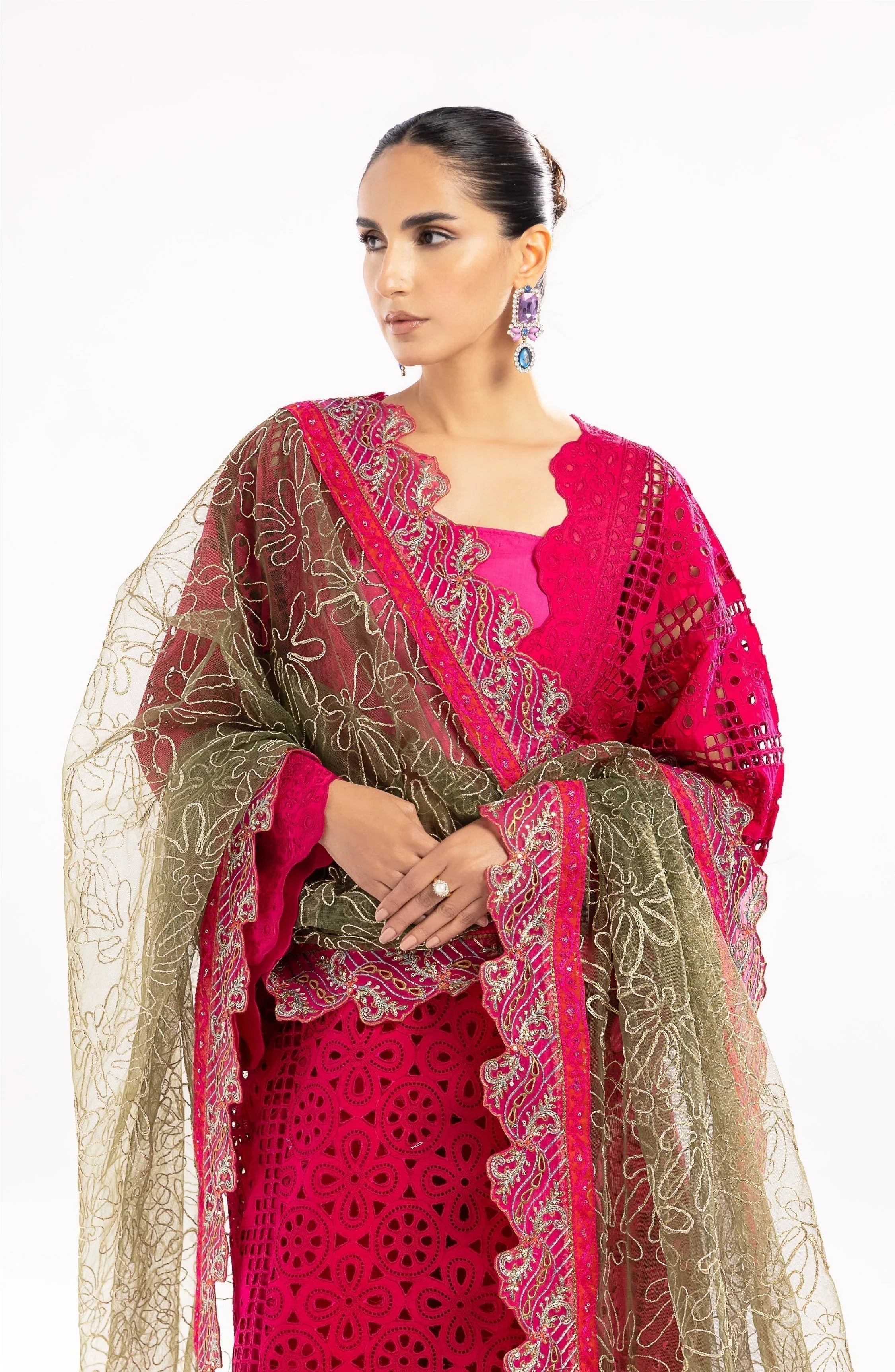 Maryum N Maria | Eid Luxury Lawn 24 | Yasmin - Aqsa Fabrics