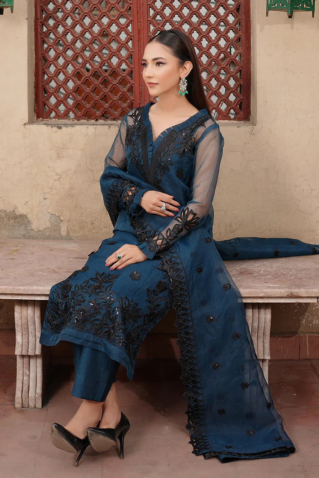 Maryams | Luxury Eid Pret | M-1102 - Aqsa Fabrics