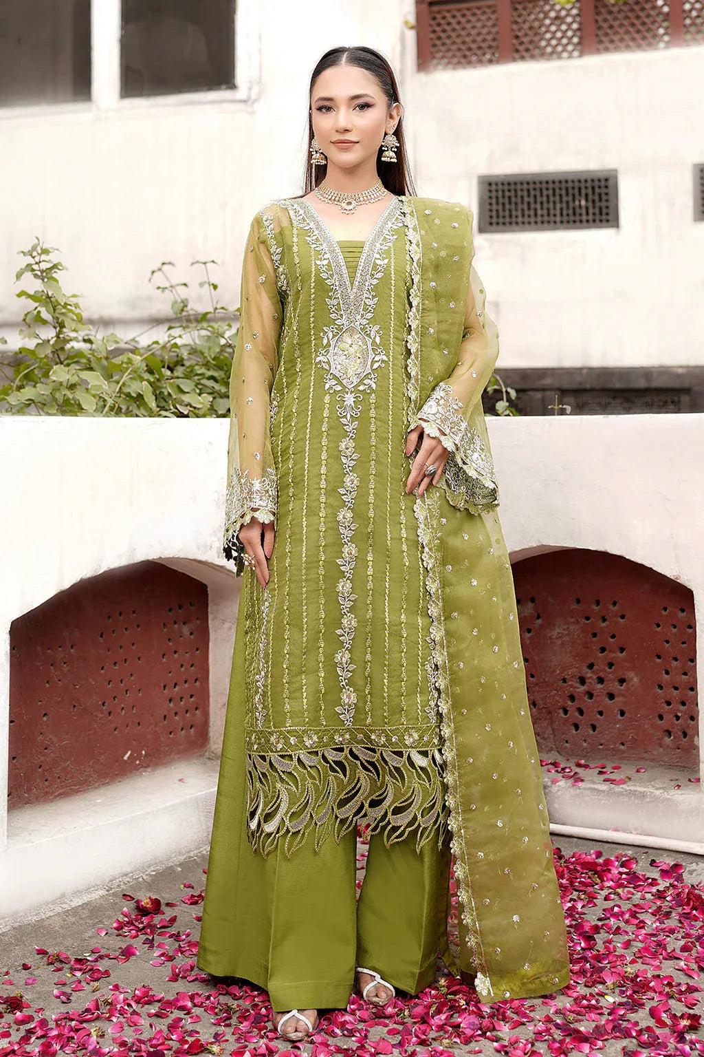 Maryams | Luxury Eid Pret | M-1104 - Aqsa Fabrics
