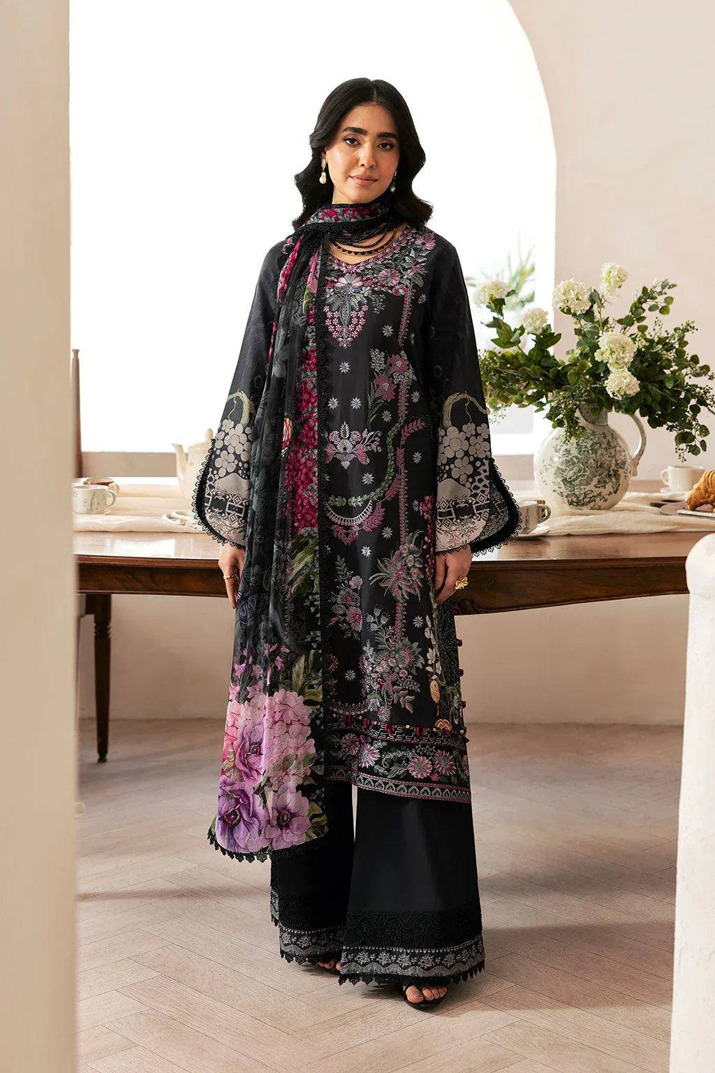 Ramsha | Mashaal Luxury Lawn | L-1403 - Aqsa Fabrics