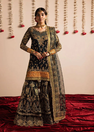 Maria Osama Khan | Jhil Mil Wedding Festive | Surmayi - Maria Osama - Aqsa Fabrics