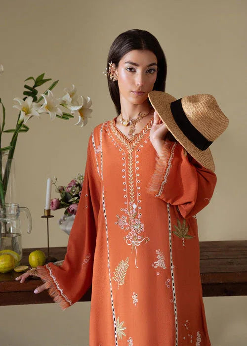 Saira Shakira | Basic Pret 25 | Amber Aura - Aqsa Fabrics