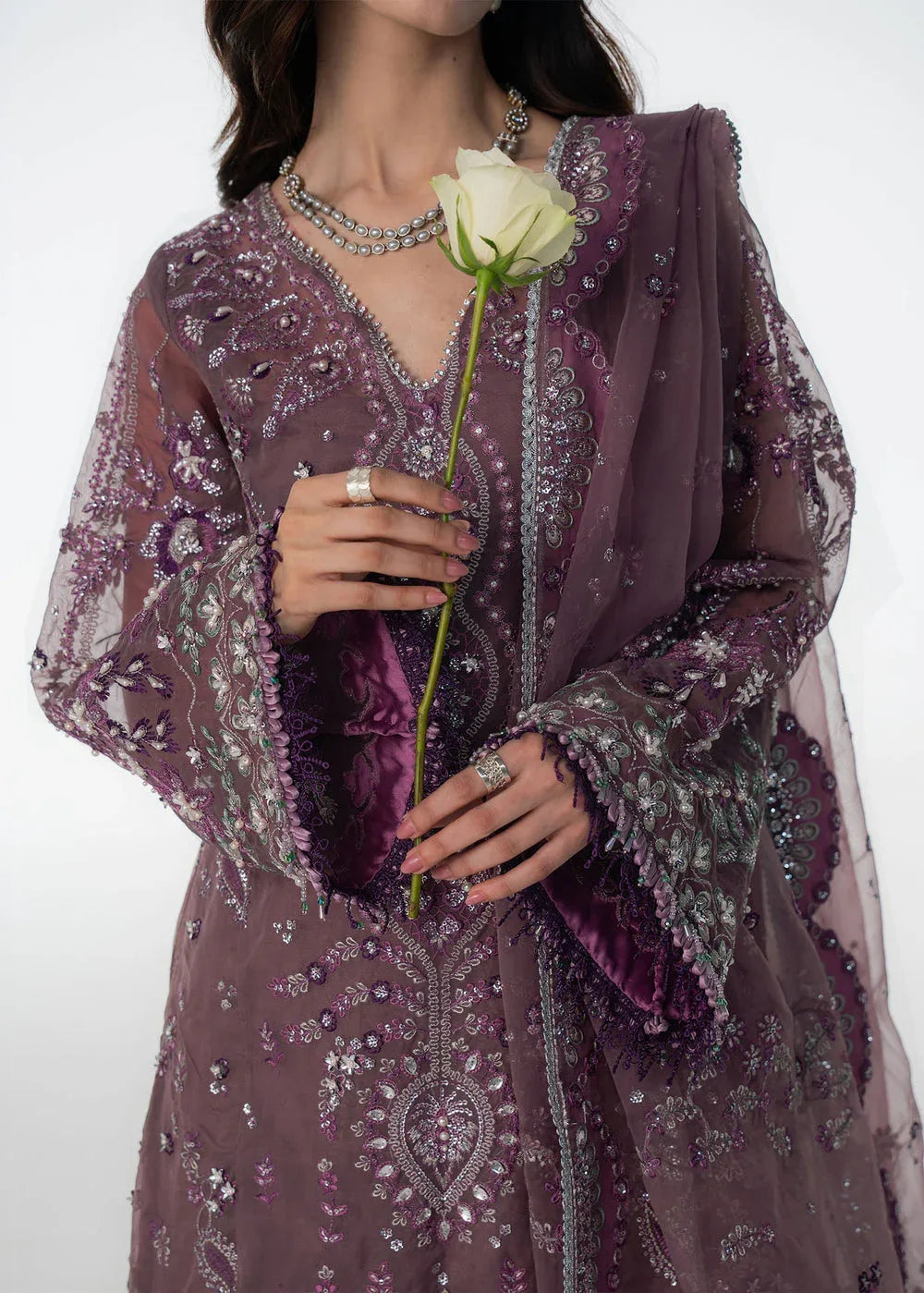 Sadaf Fawad Khan | Festive 25 | Wistful Mauve - Aqsa Fabrics