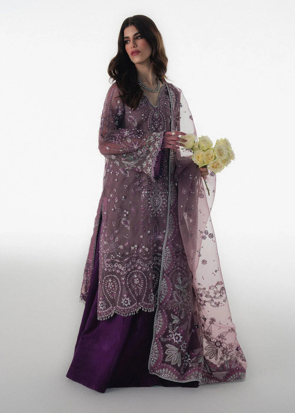 Sadaf Fawad Khan | Festive 25 | Wistful Mauve - Aqsa Fabrics